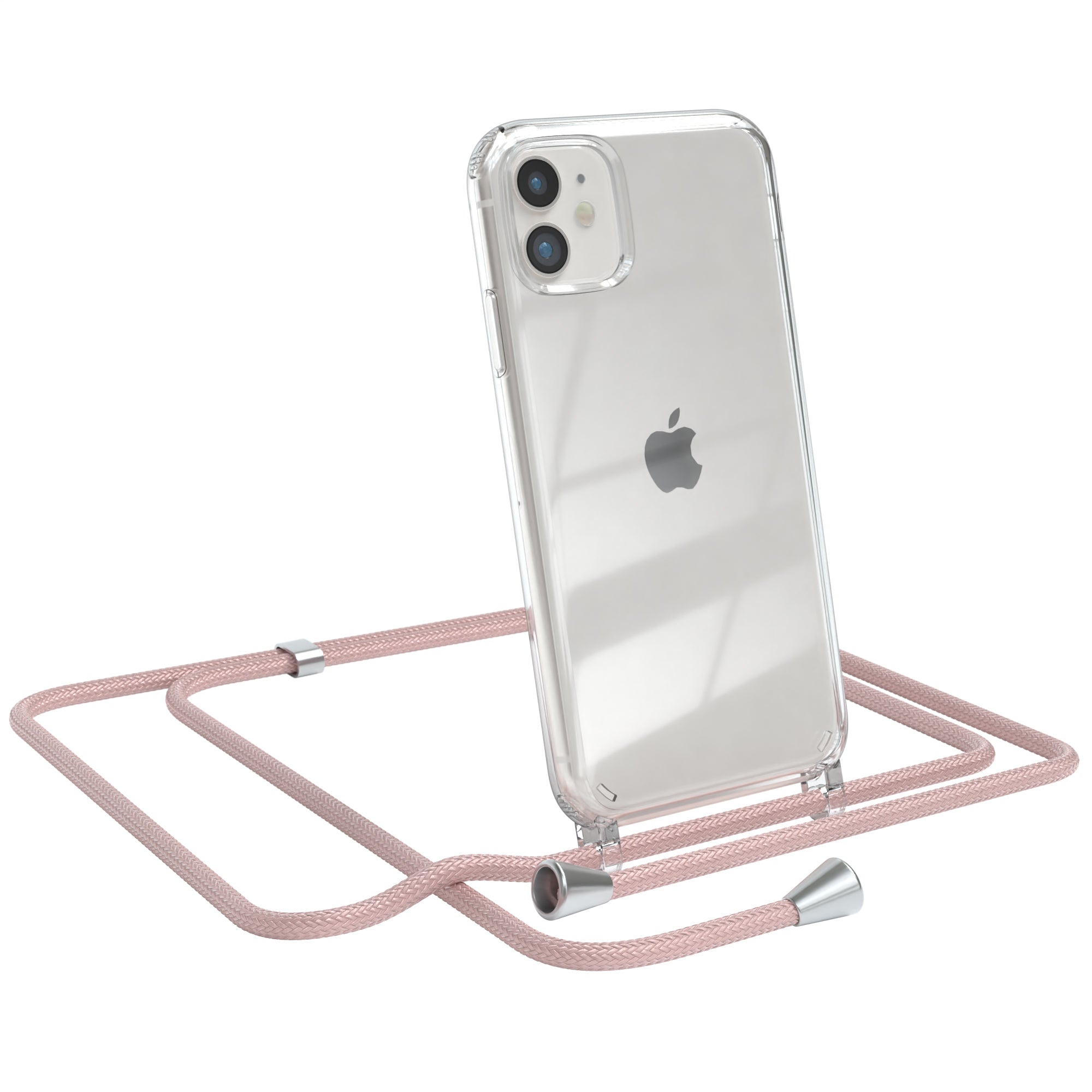 iPhone 11 transparente Hülle + Kordel