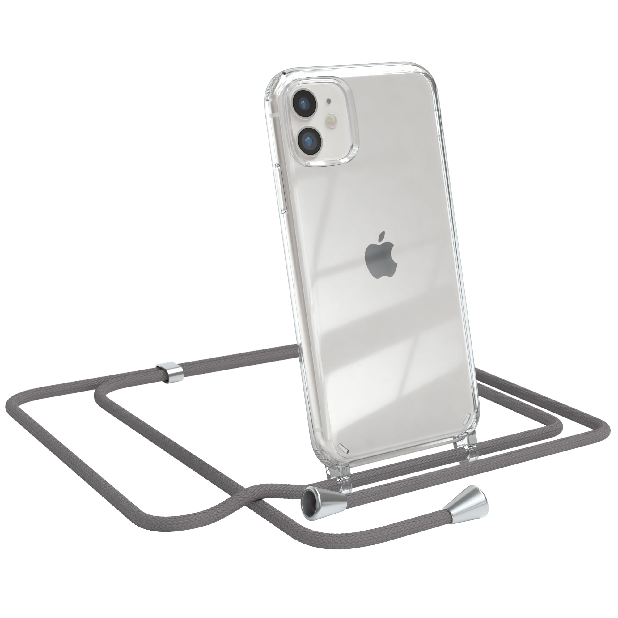iPhone 11 transparente Hülle + Kordel