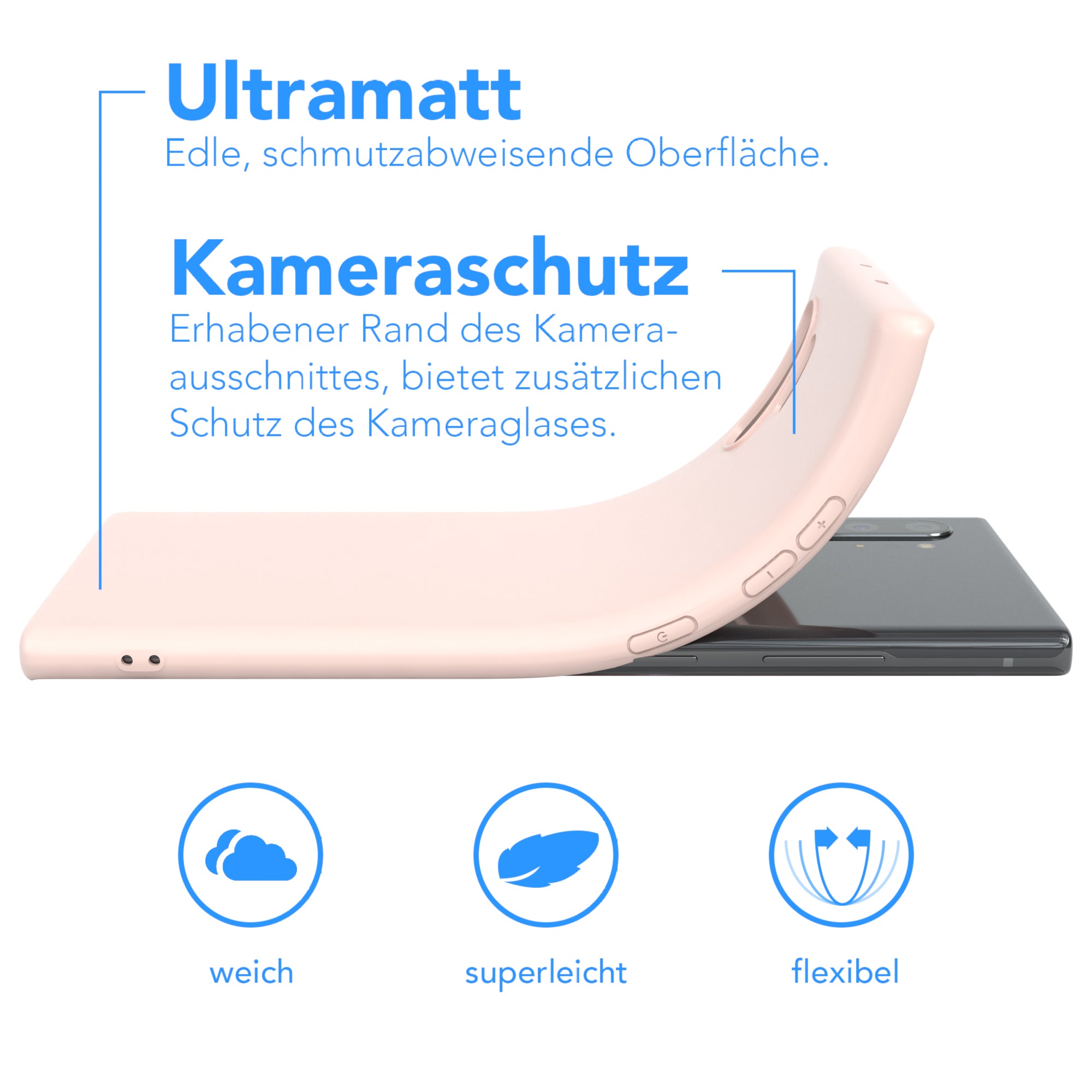 Galaxy Note 10 Plus ultradünnes Slimcover aus TPU