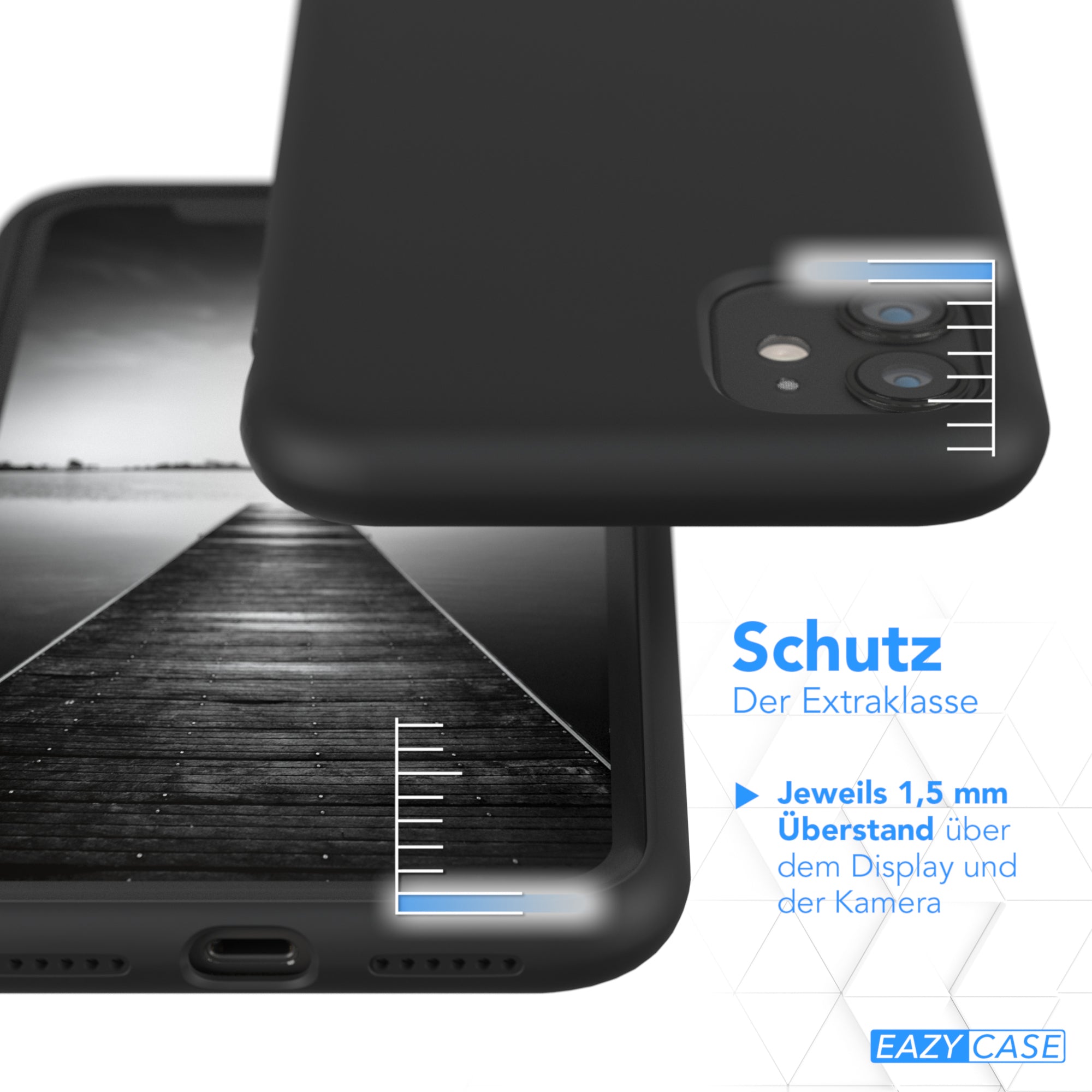 Apple iPhone 11 Premium Silikonhülle mit Kameraschutz von EAZY CASE
