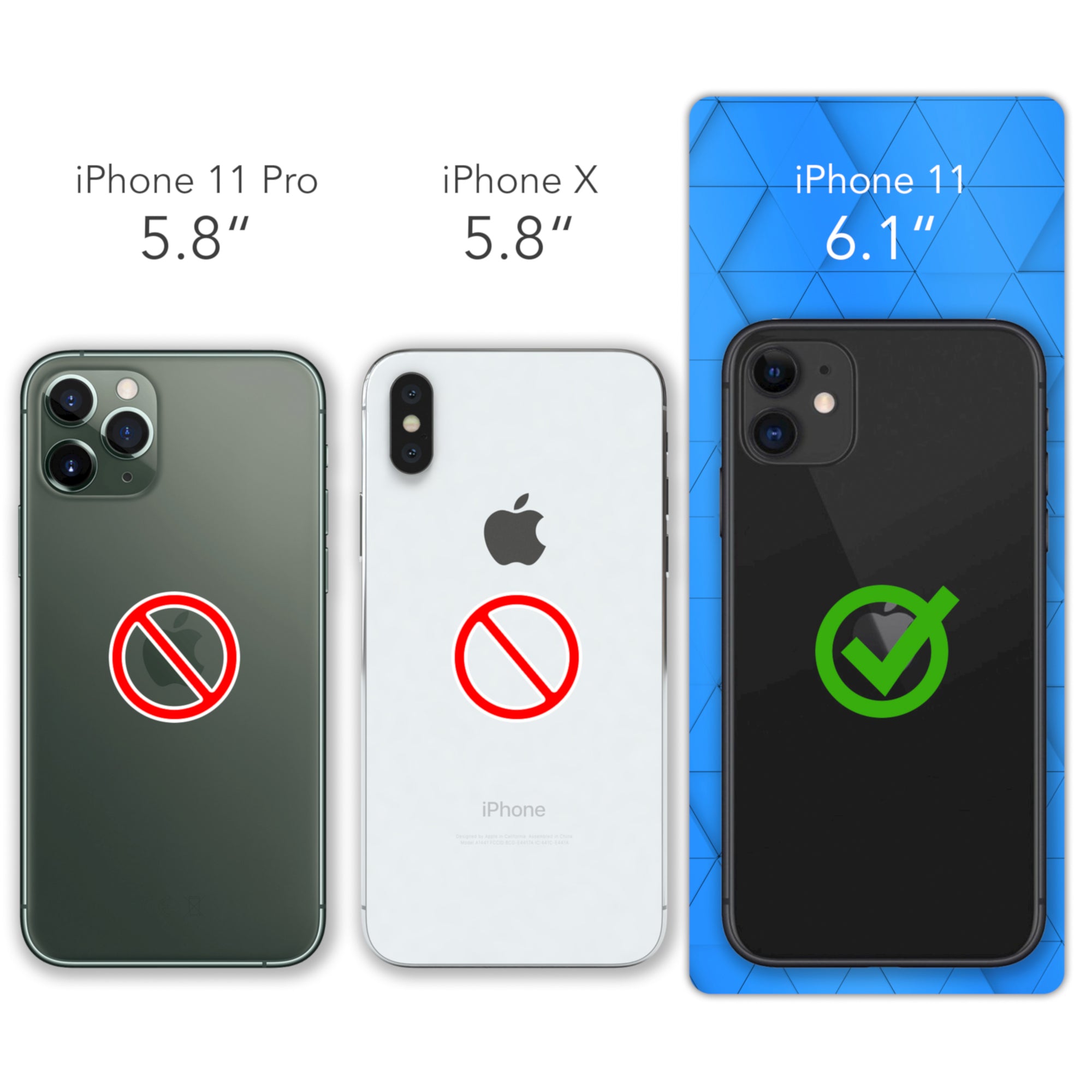 Apple iPhone 11 Premium Silikonhülle mit Kameraschutz von EAZY CASE