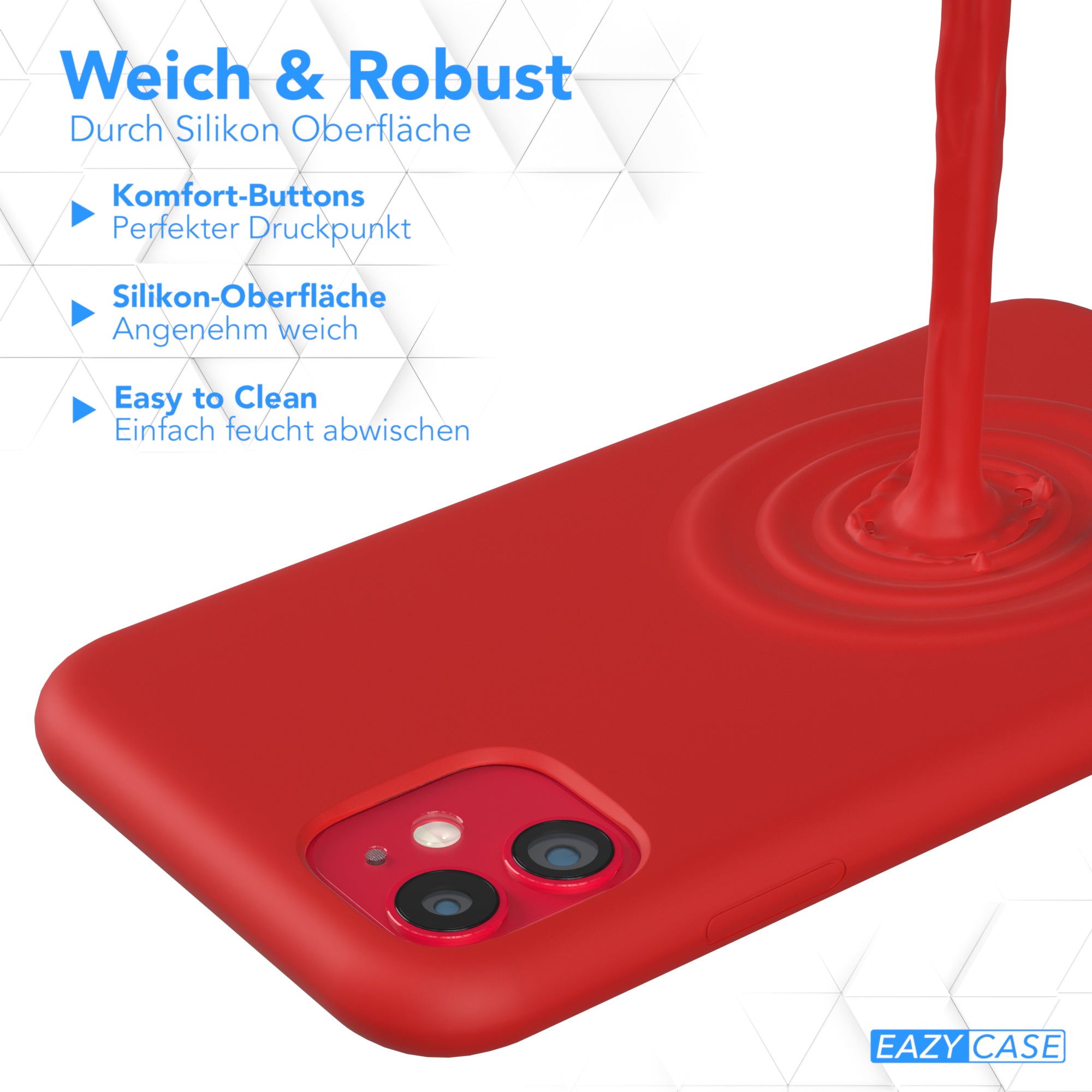 Apple iPhone 11 Premium Silikonhülle mit Kameraschutz von EAZY CASE