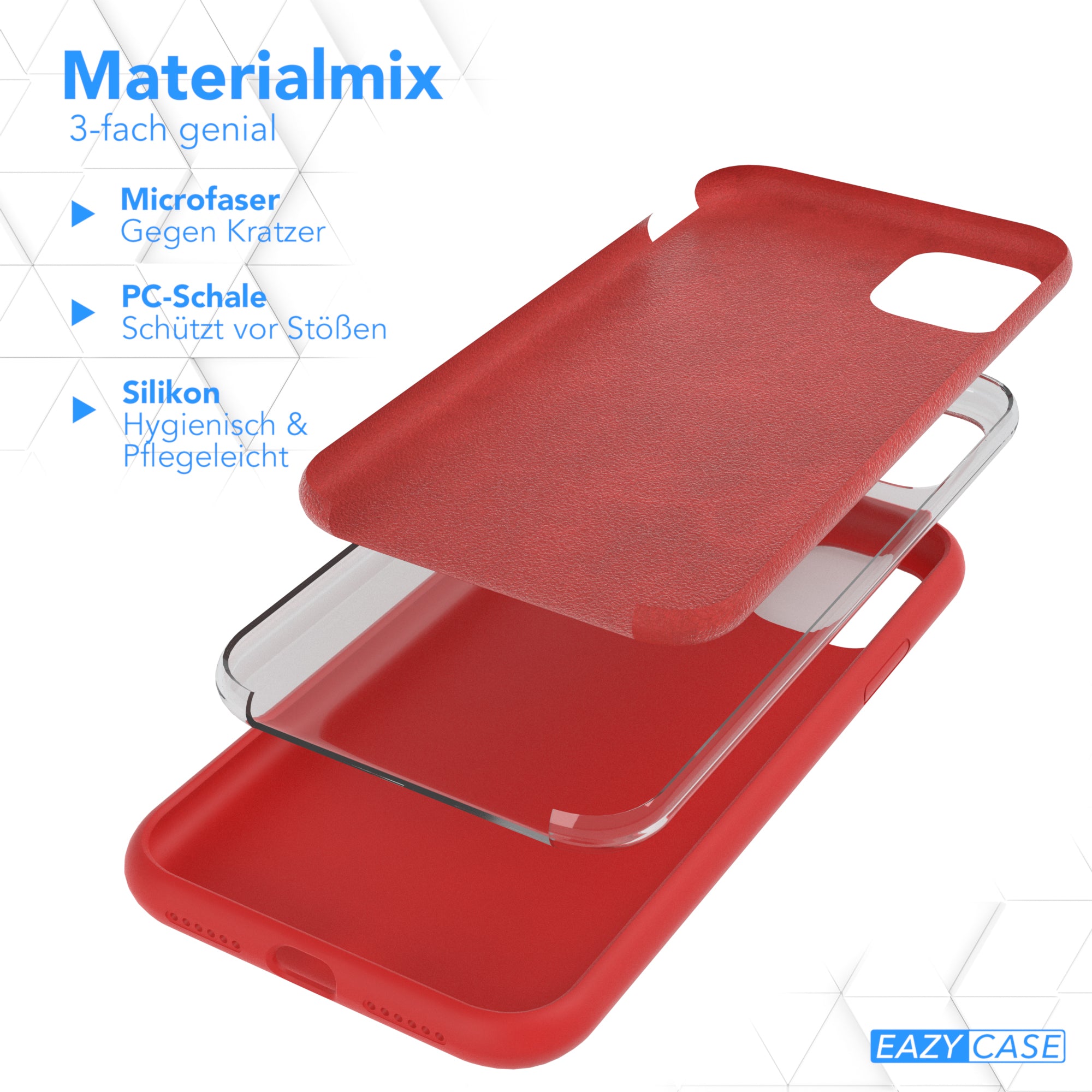 Apple iPhone 11 Premium Silikonhülle mit Kameraschutz von EAZY CASE