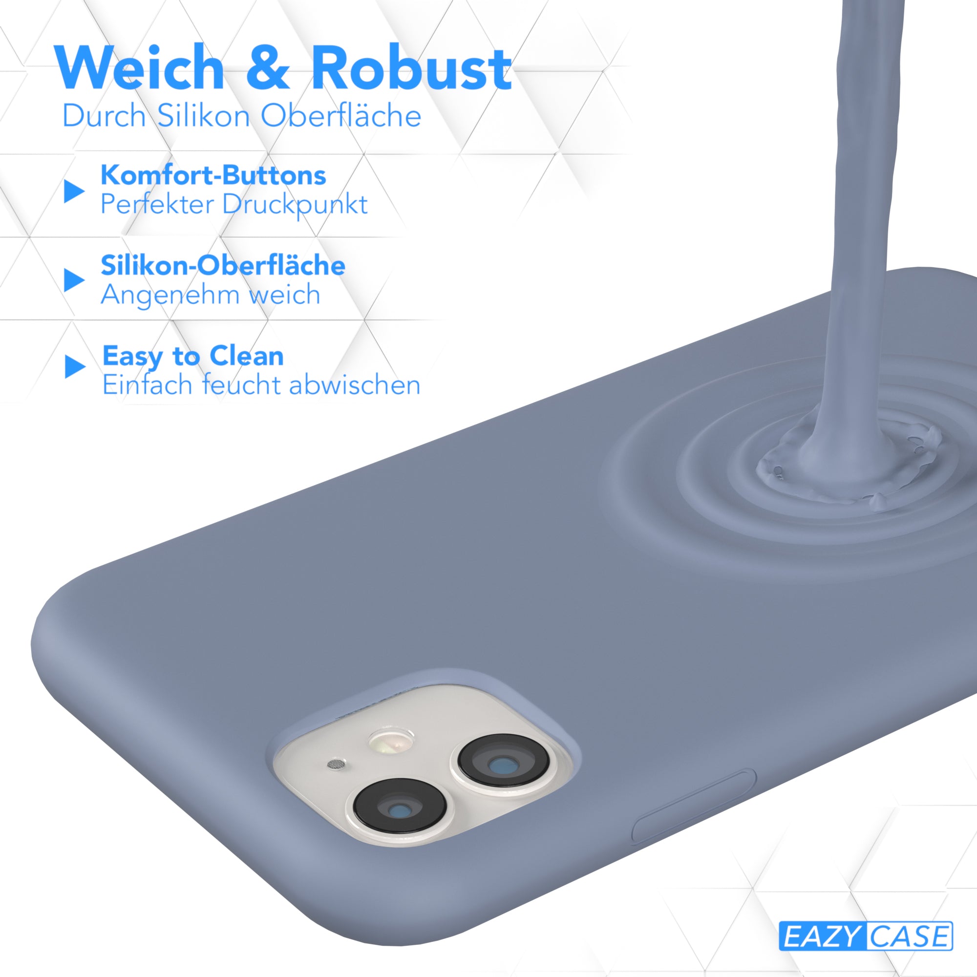 Apple iPhone 11 Premium Silikonhülle mit Kameraschutz von EAZY CASE