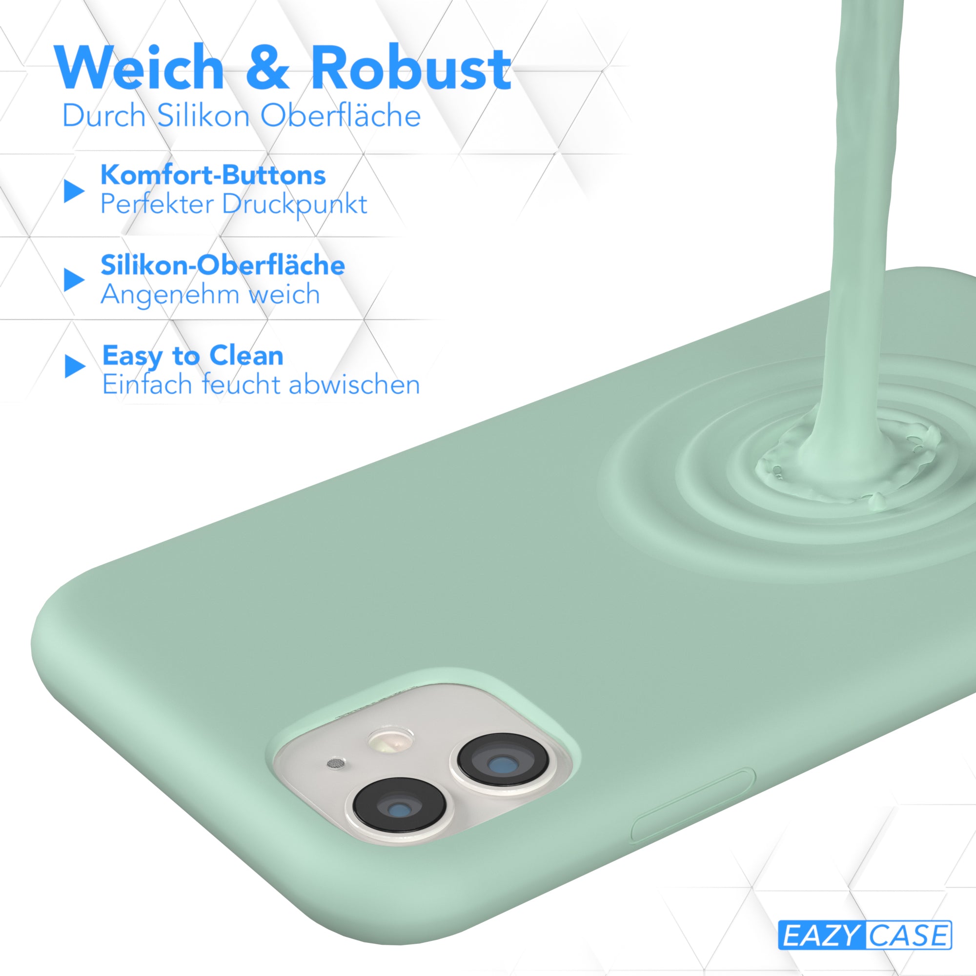 Apple iPhone 11 Premium Silikonhülle mit Kameraschutz von EAZY CASE