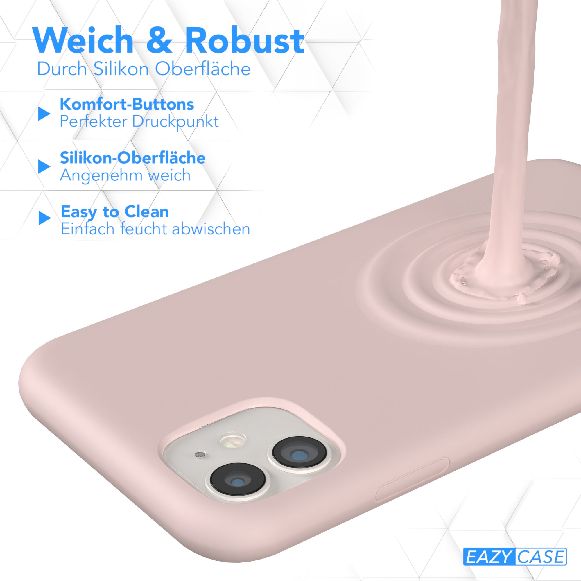 Apple iPhone 11 Premium Silikonhülle mit Kameraschutz von EAZY CASE