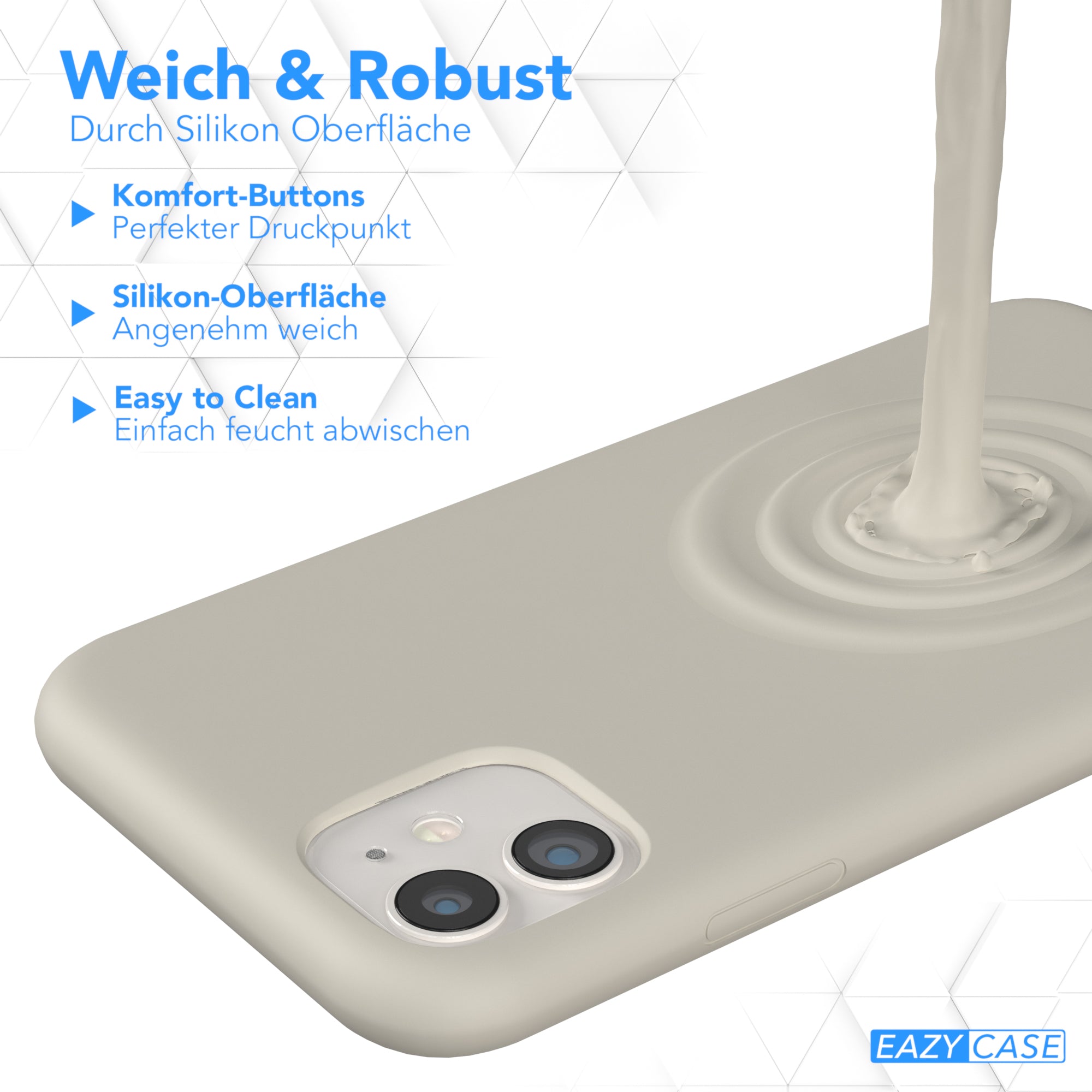 Apple iPhone 11 Premium Silikonhülle mit Kameraschutz von EAZY CASE