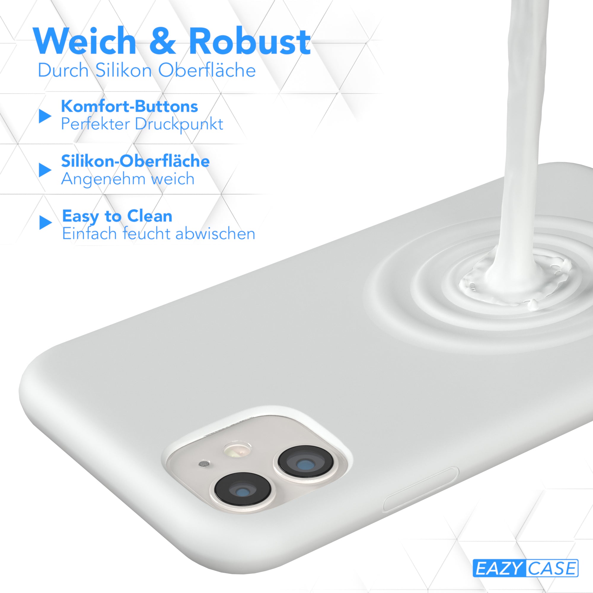 Apple iPhone 11 Premium Silikonhülle mit Kameraschutz von EAZY CASE