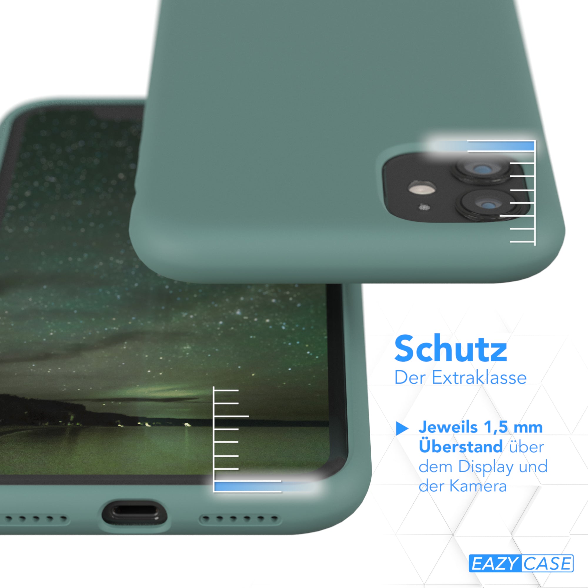 Apple iPhone 11 Premium Silikonhülle mit Kameraschutz von EAZY CASE