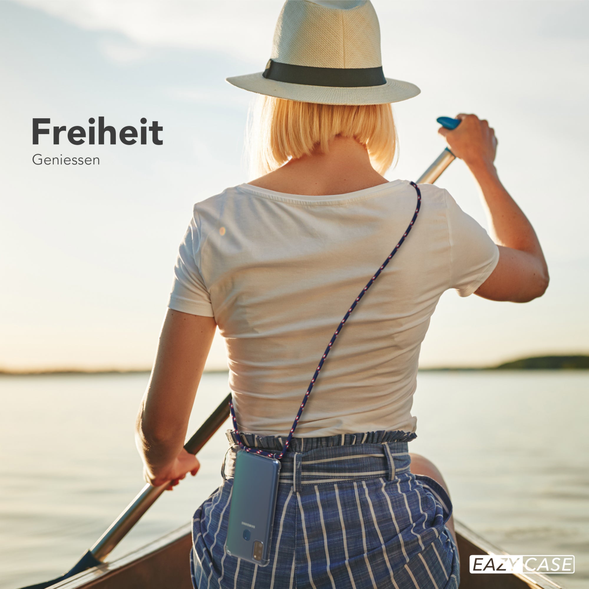 Galaxy M30s / M21 transparente Hülle + Kordel