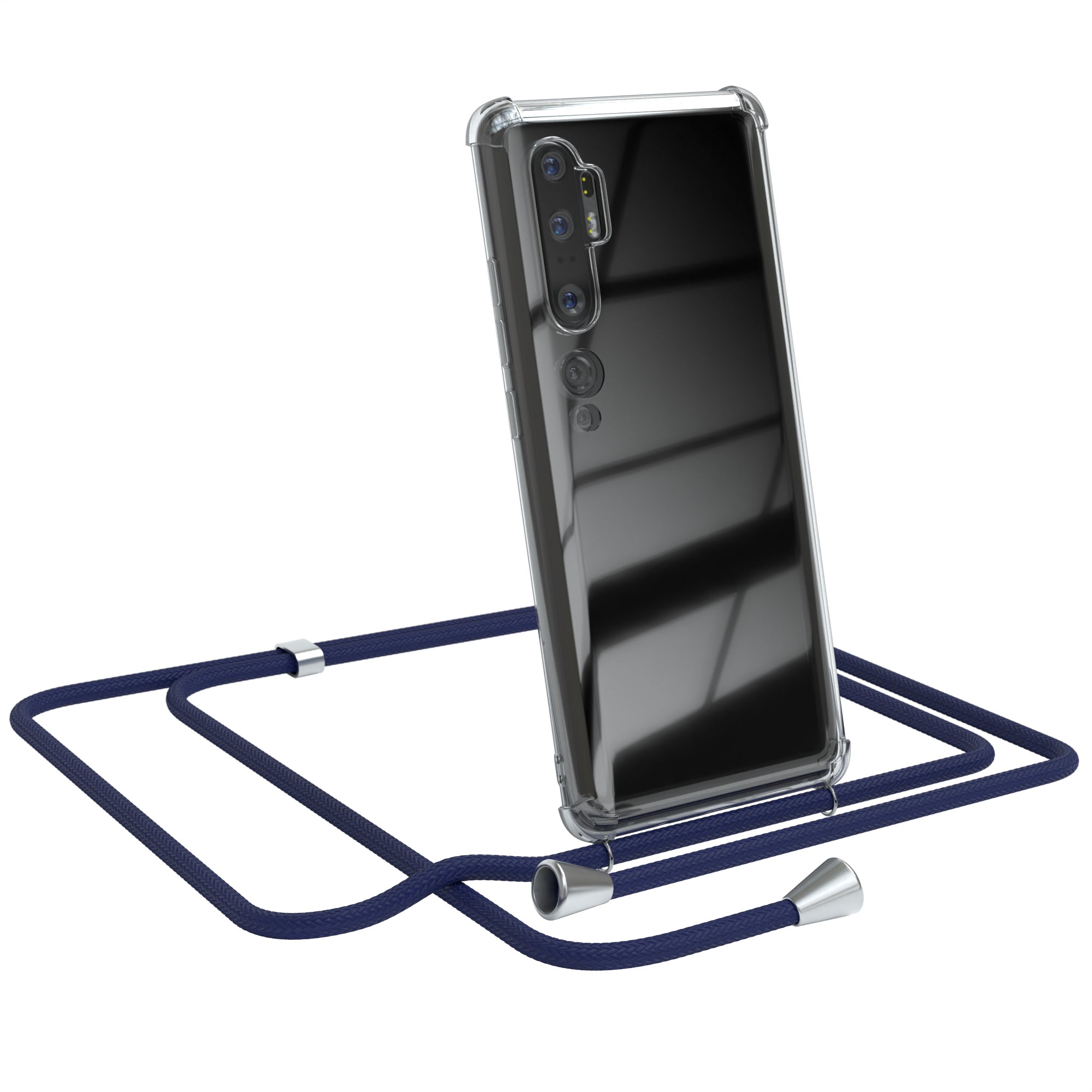Xiaomi Mi Note 10 / Mi Note 10 Pro transparente Hülle + Kordel