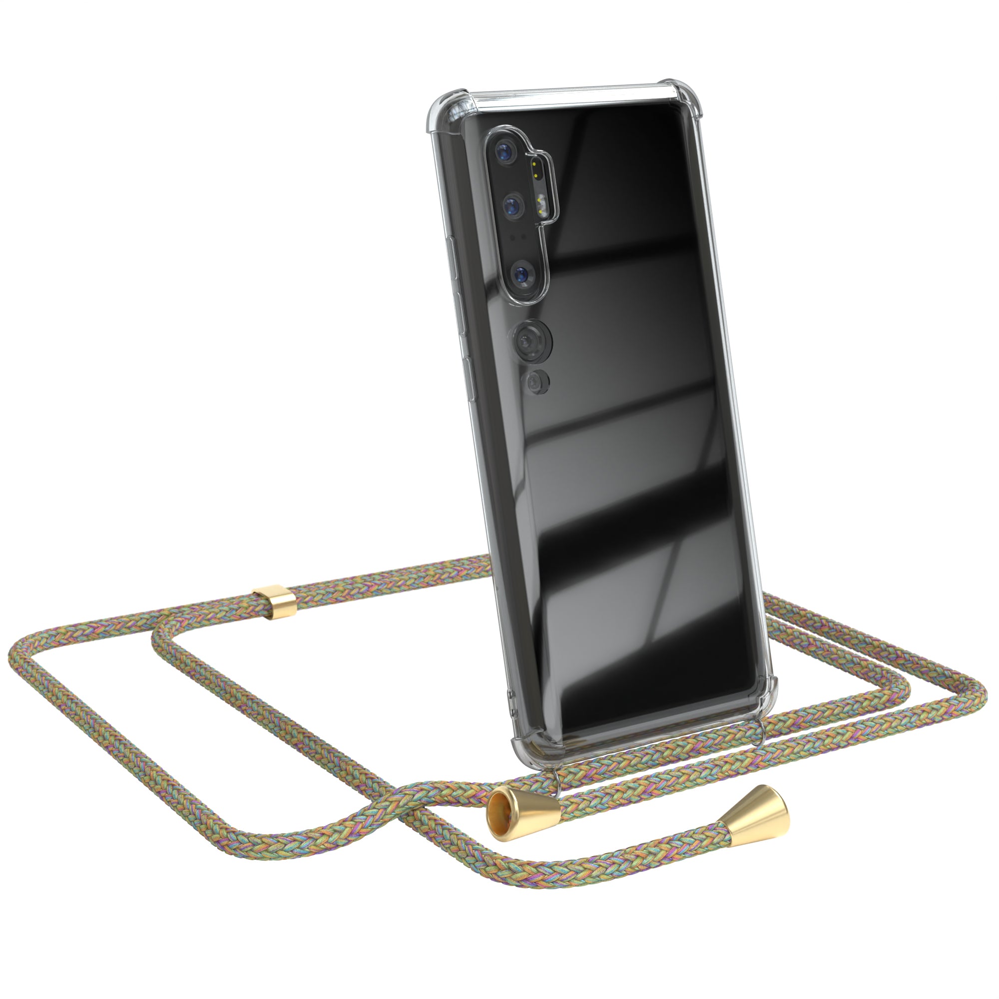 Xiaomi Mi Note 10 / Mi Note 10 Pro transparente Hülle + Kordel