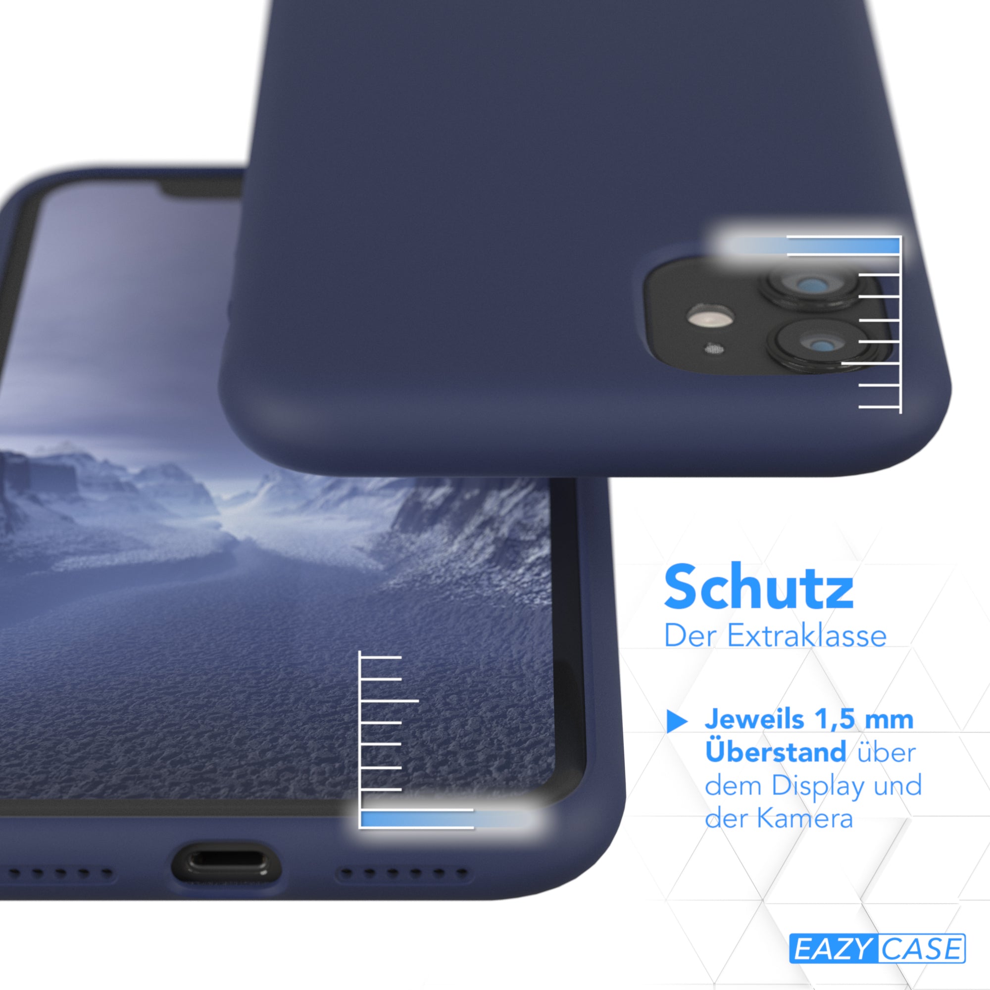 Apple iPhone 11 Premium Silikonhülle mit Kameraschutz von EAZY CASE