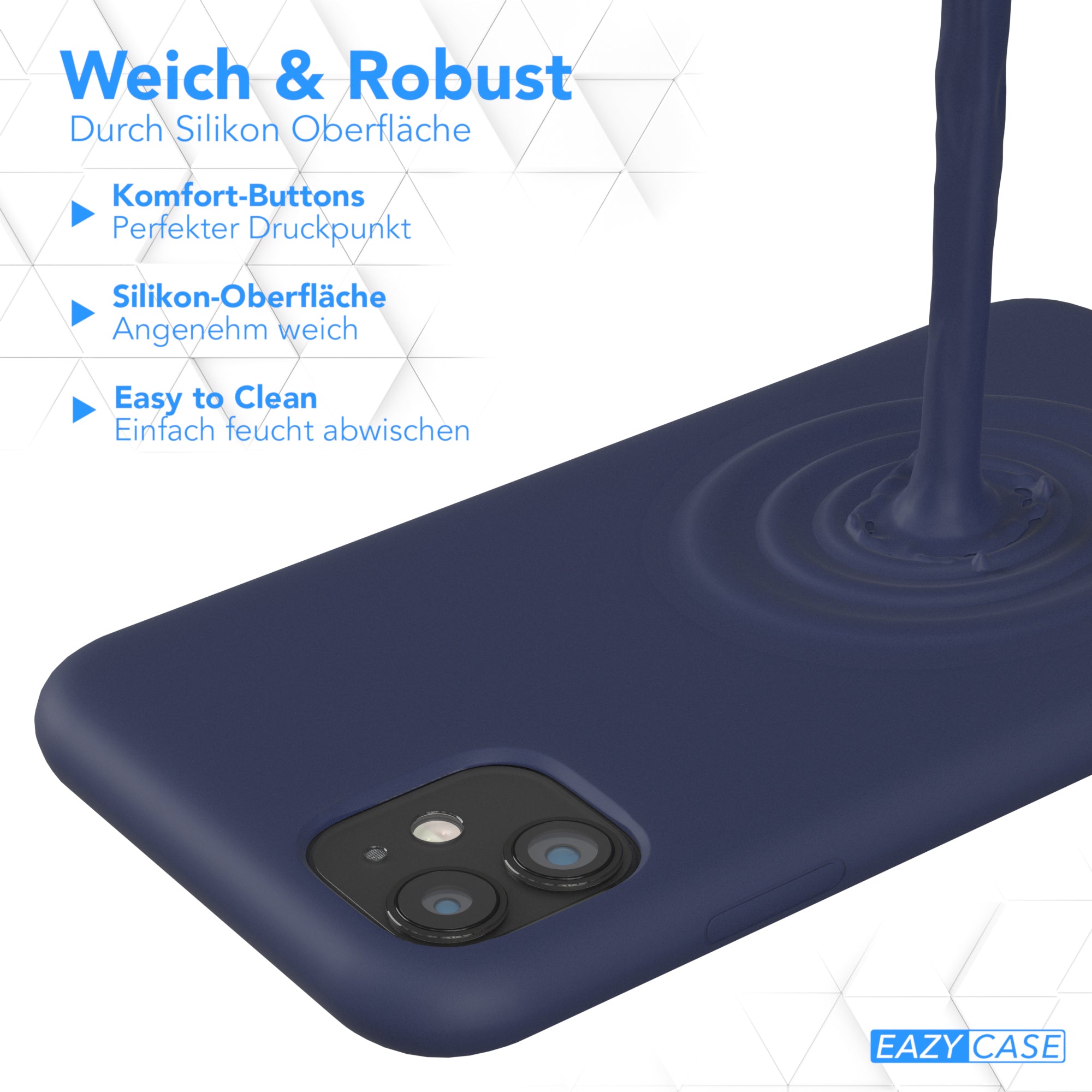 Apple iPhone 11 Premium Silikonhülle mit Kameraschutz von EAZY CASE