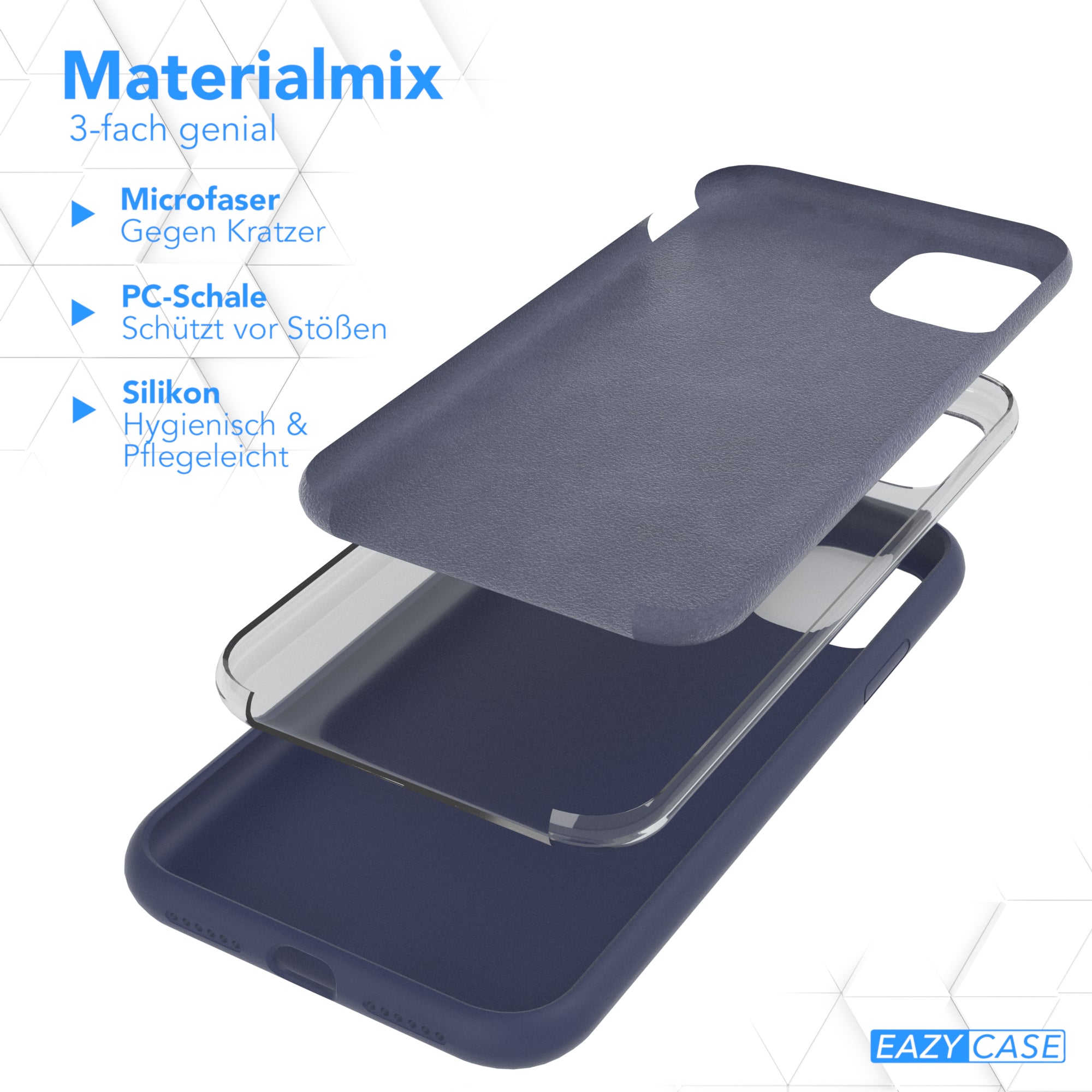 Apple iPhone 11 Premium Silikonhülle mit Kameraschutz von EAZY CASE