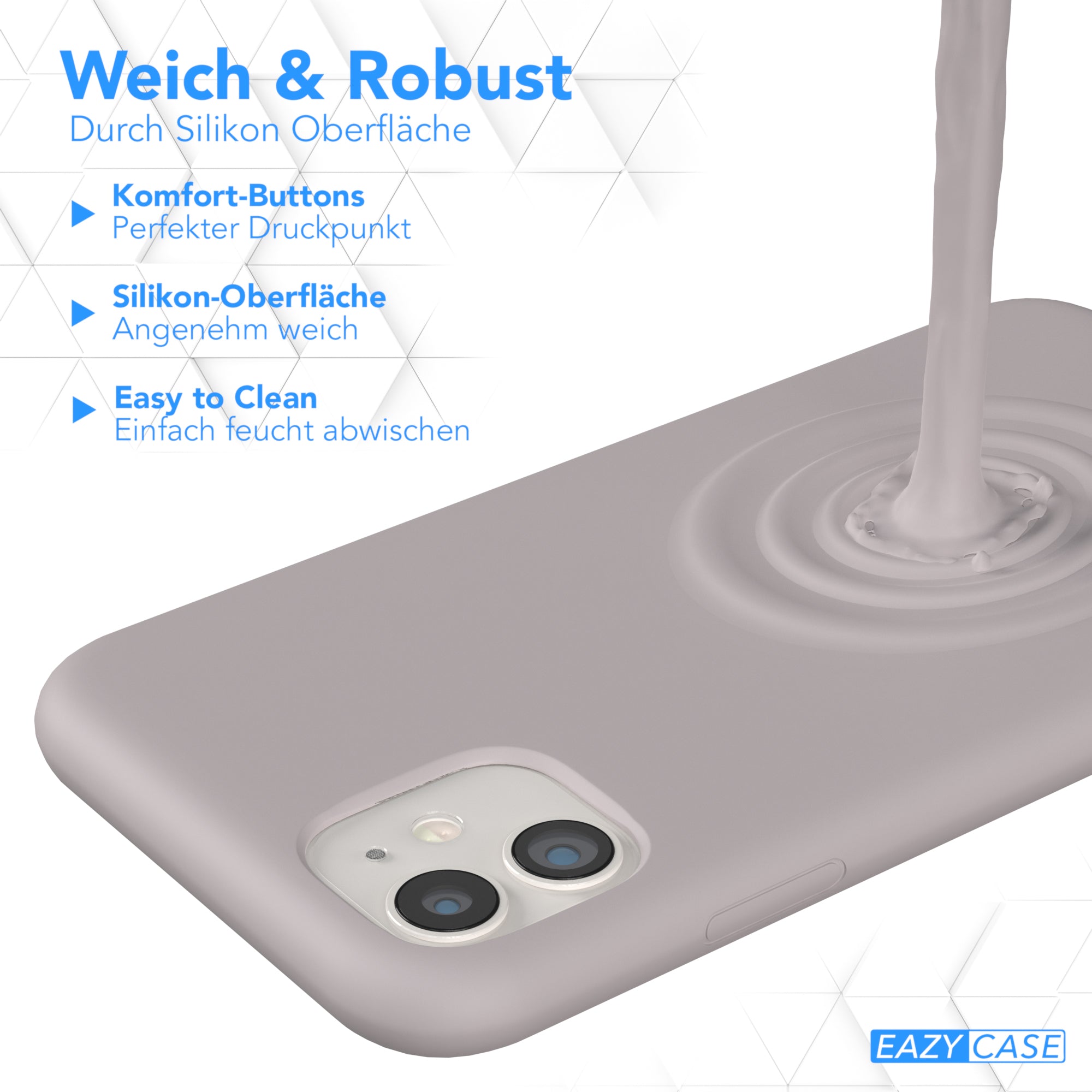 Apple iPhone 11 Premium Silikonhülle mit Kameraschutz von EAZY CASE