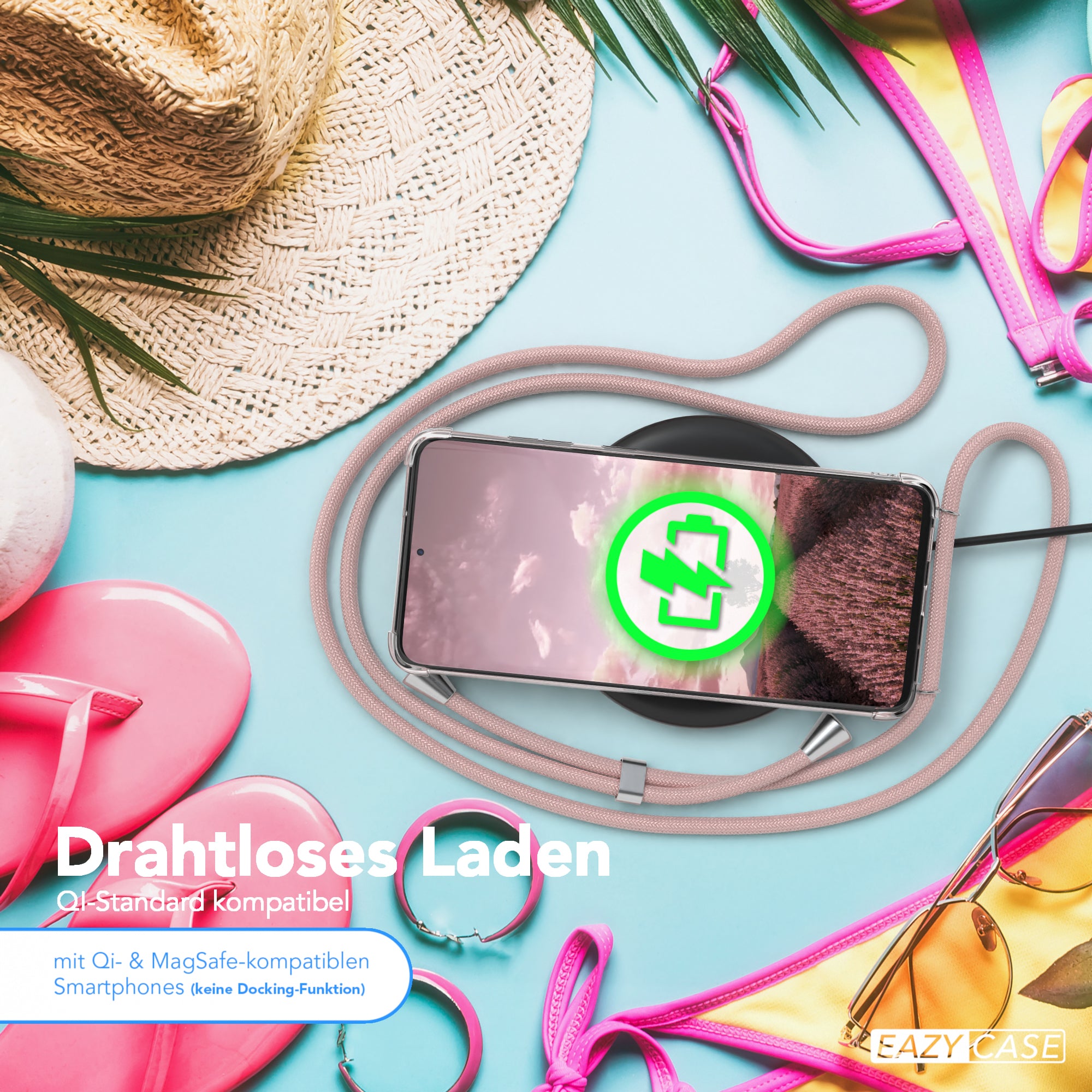 Galaxy S20 Plus / 5G transparente Hülle + Kordel