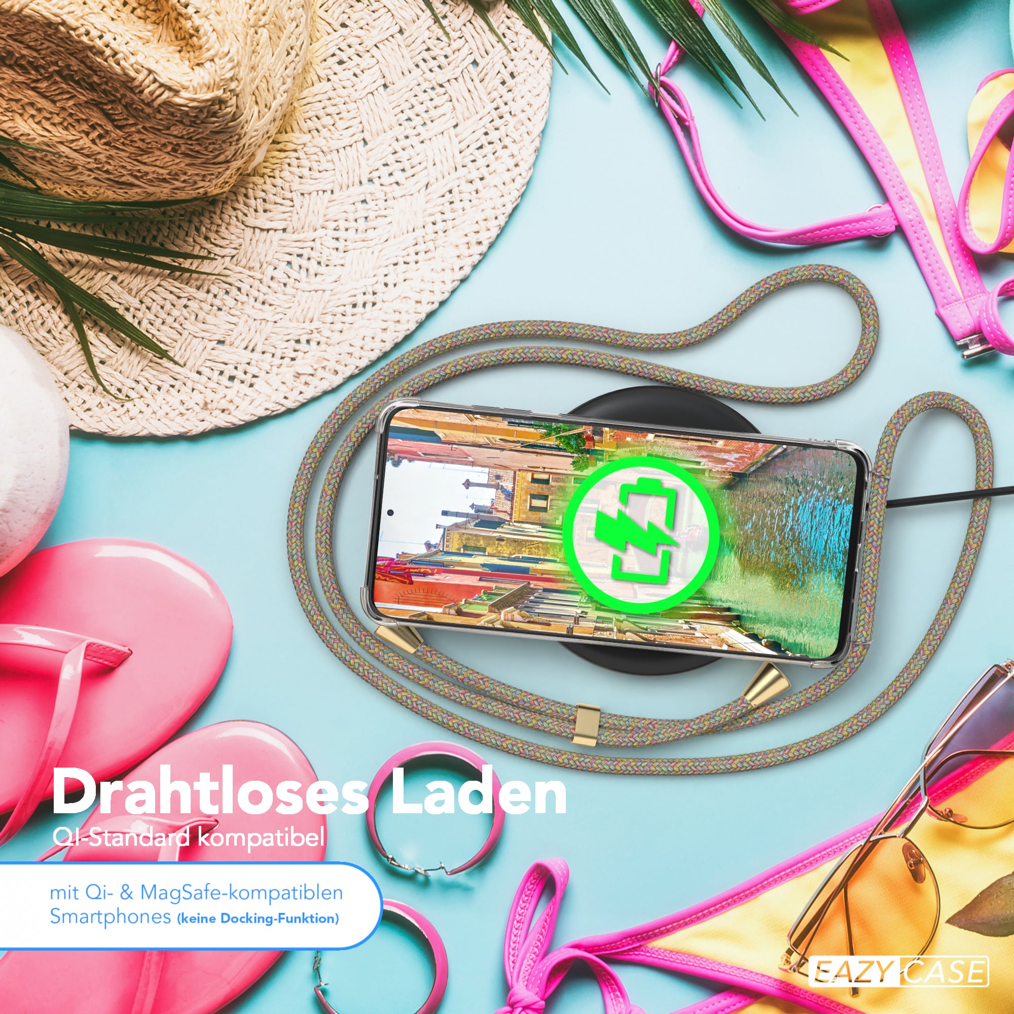 Galaxy S20 Plus / 5G transparente Hülle + Kordel