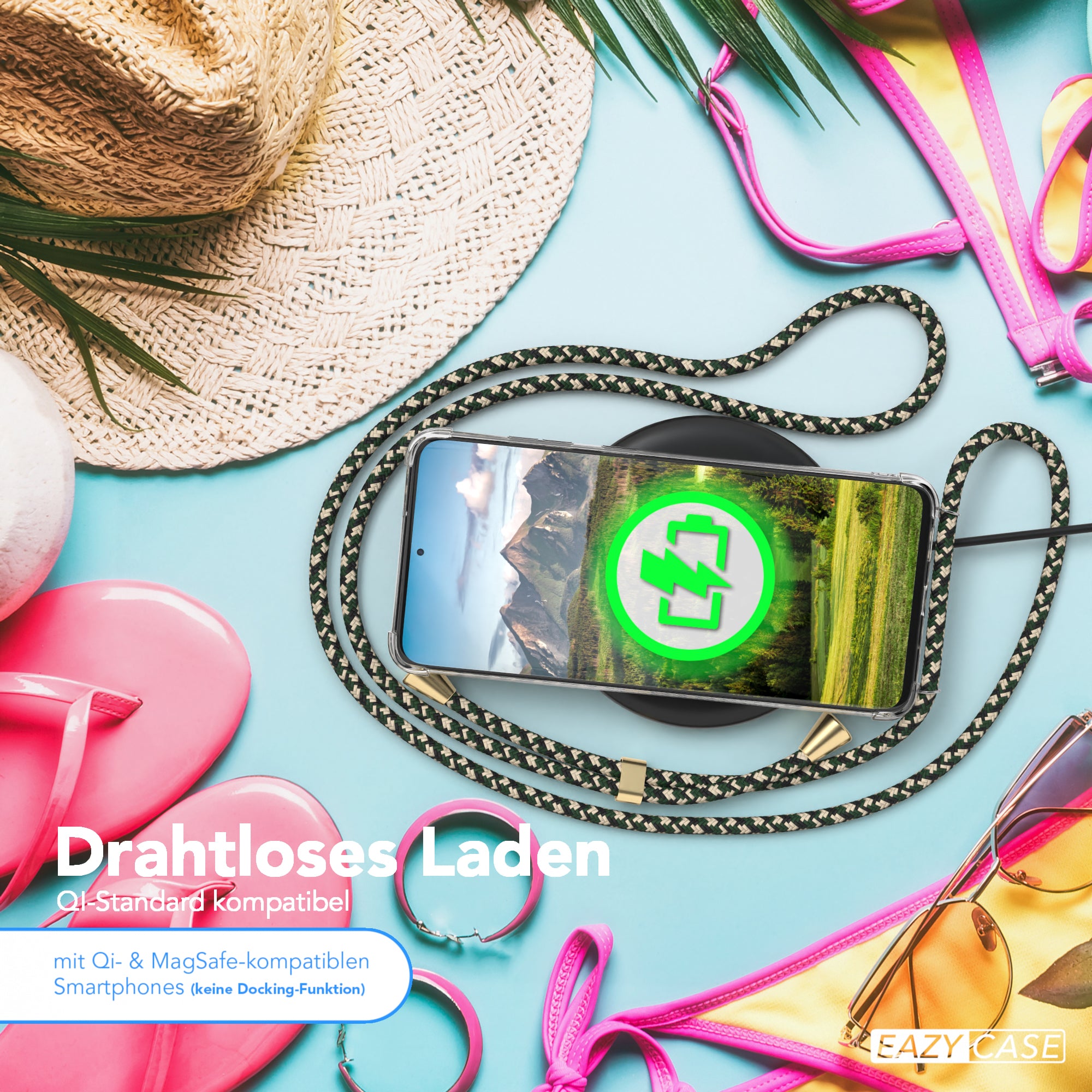 Galaxy S20 Plus / 5G transparente Hülle + Kordel