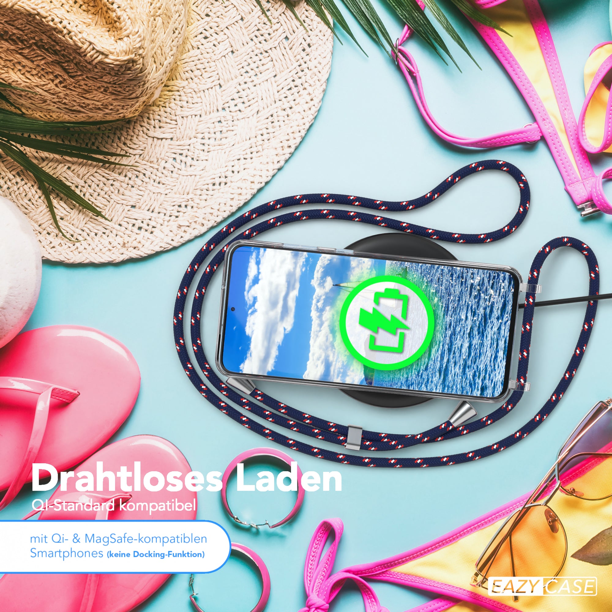 Galaxy S20 Plus / 5G transparente Hülle + Kordel