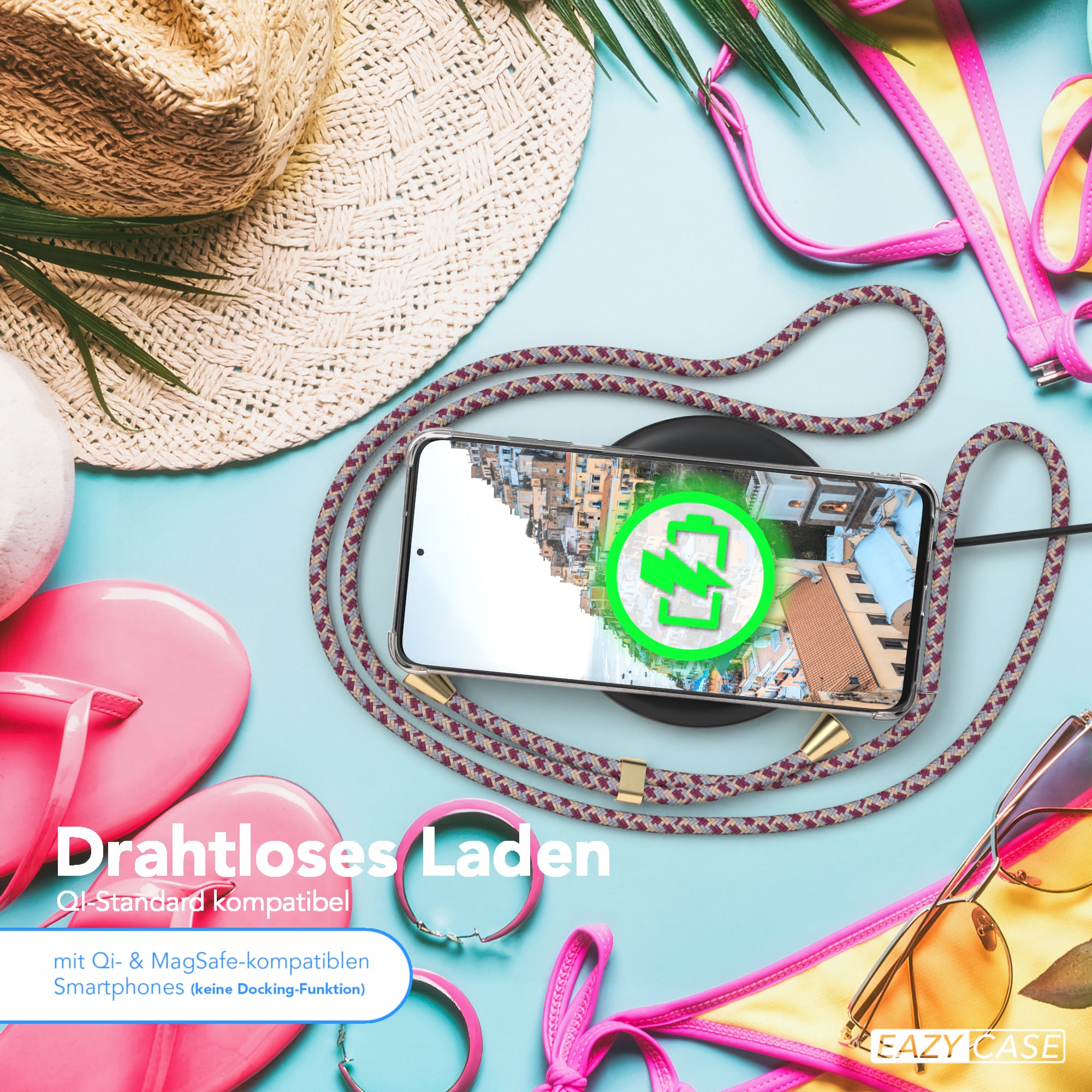 Galaxy S20 Plus / 5G transparente Hülle + Kordel