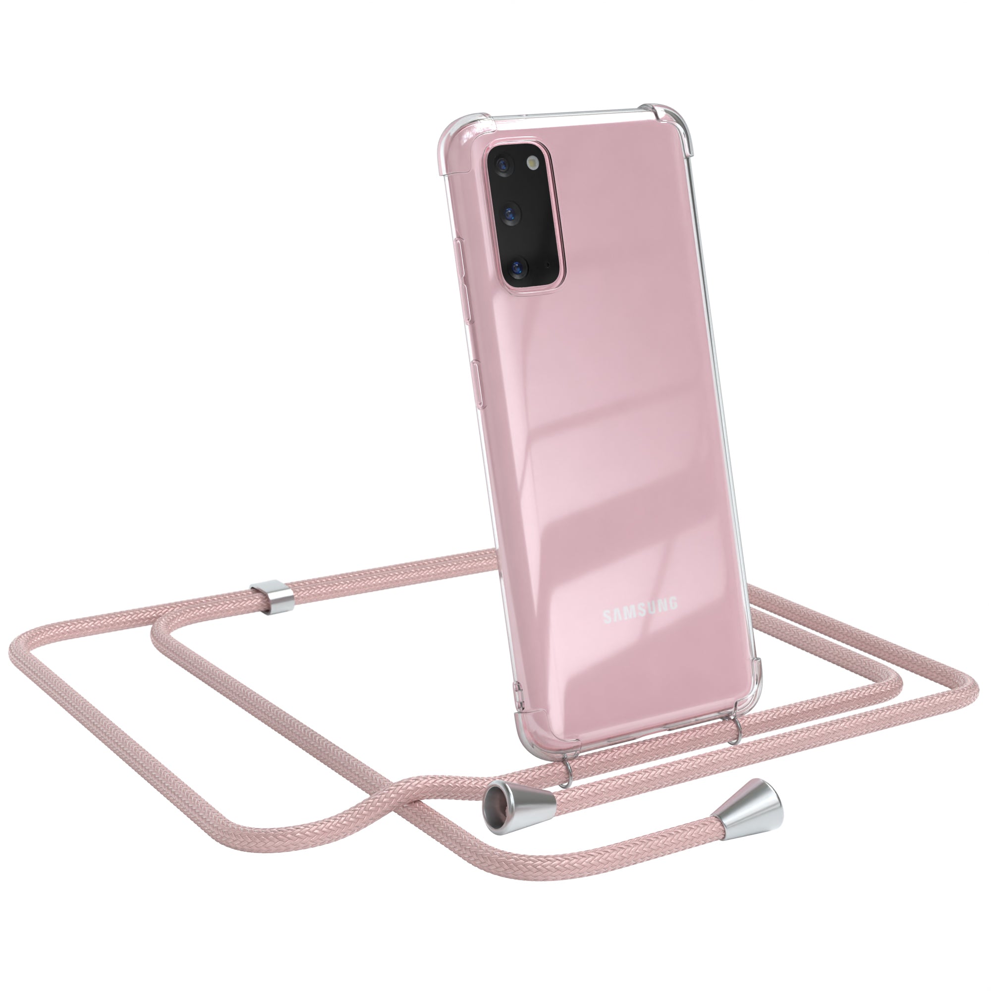 Galaxy S20 / 5G transparente Hülle + Kordel