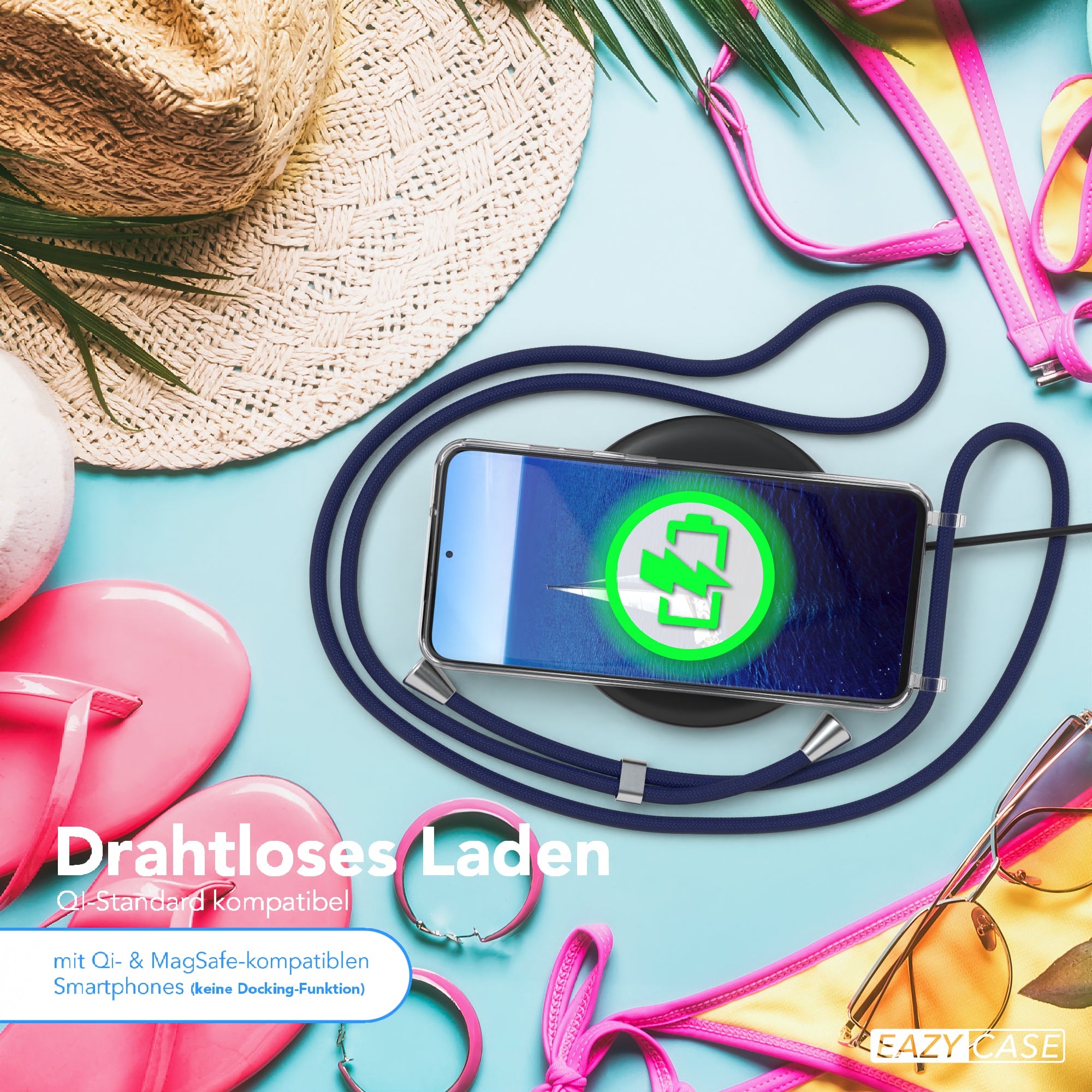 Galaxy S20 / 5G transparente Hülle + Kordel