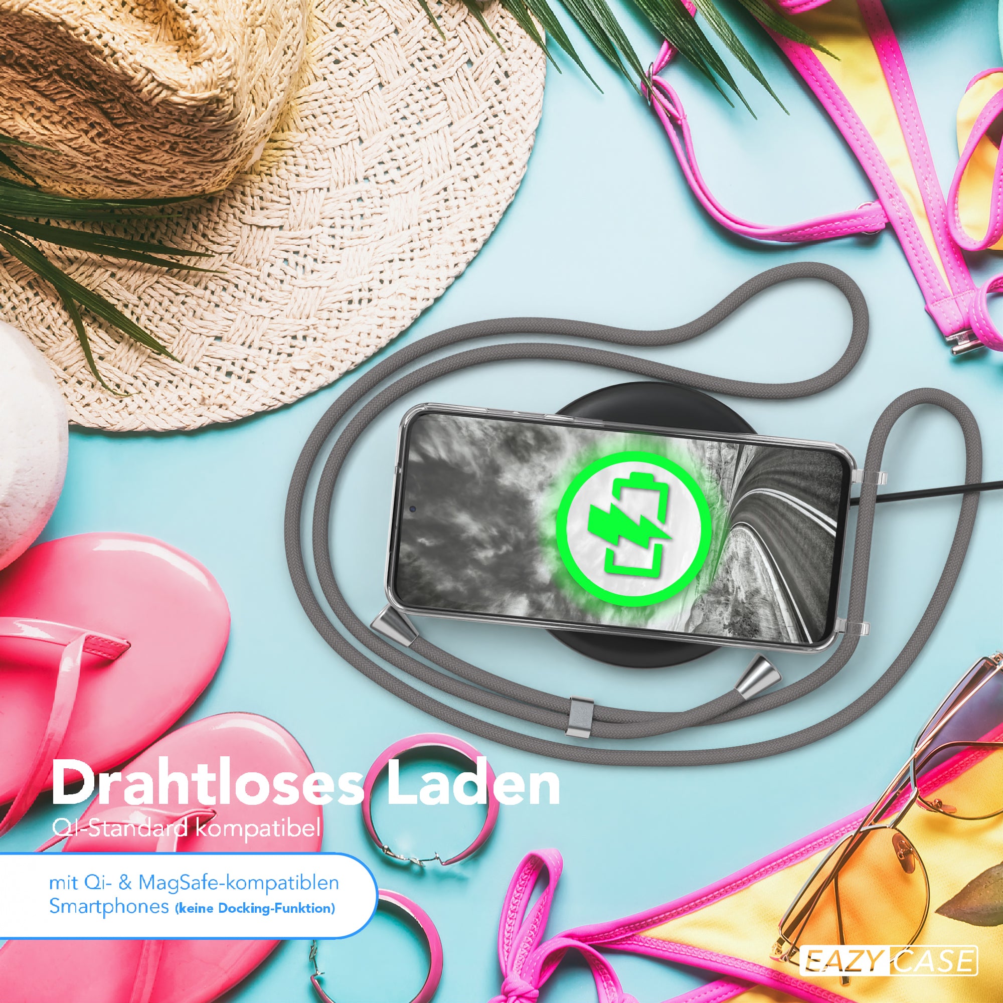 Galaxy S20 / 5G transparente Hülle + Kordel