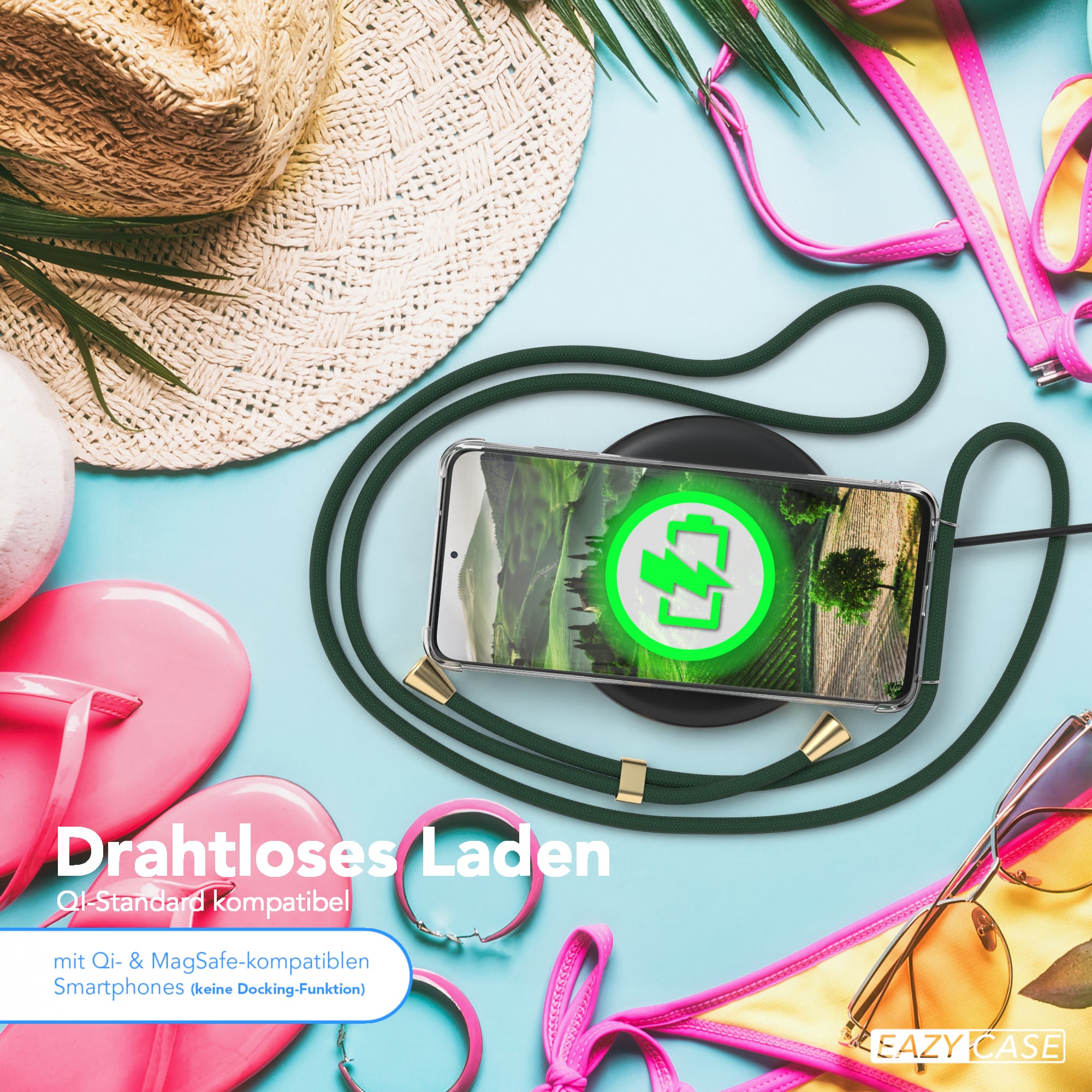 Galaxy S20 / 5G transparente Hülle + Kordel