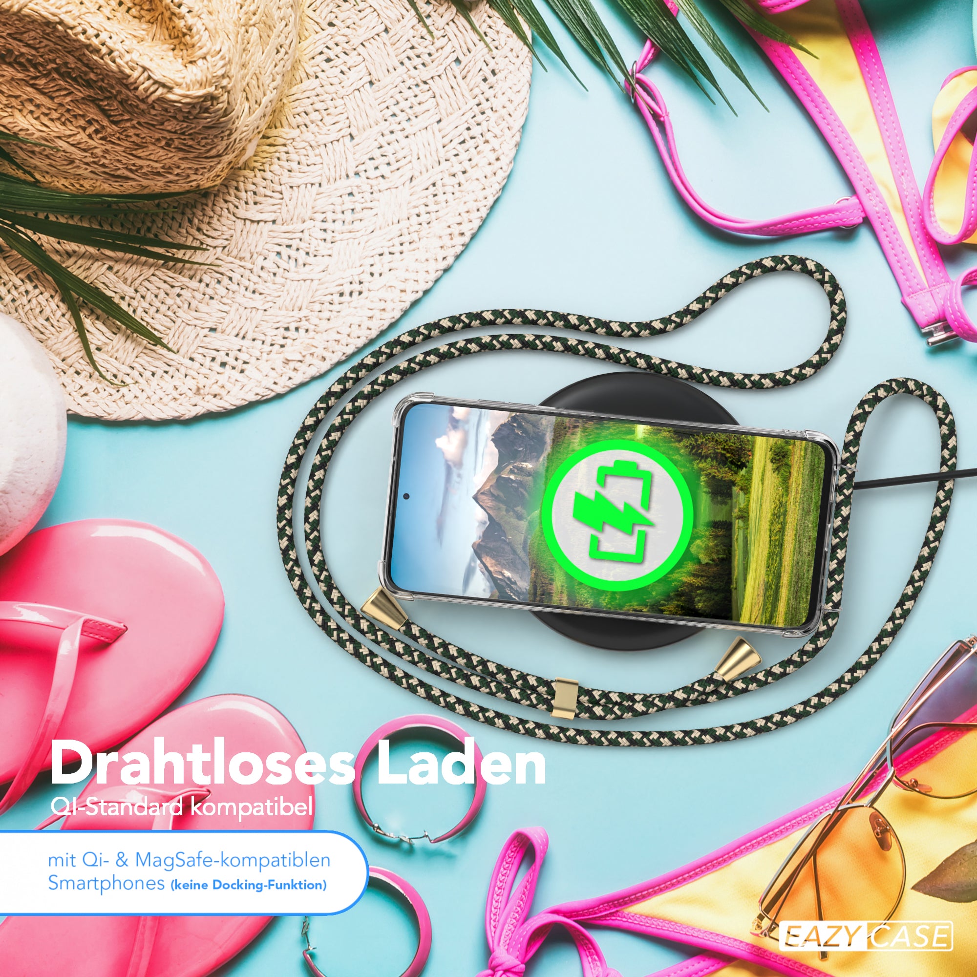 Galaxy S20 / 5G transparente Hülle + Kordel