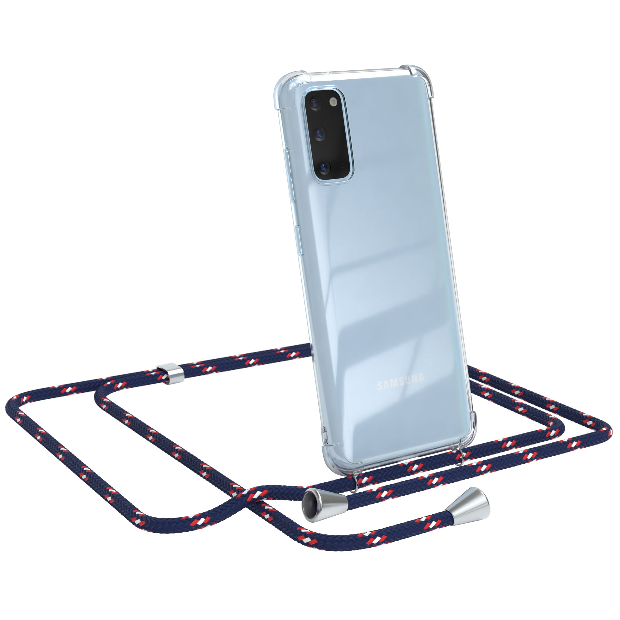 Galaxy S20 / 5G transparente Hülle + Kordel