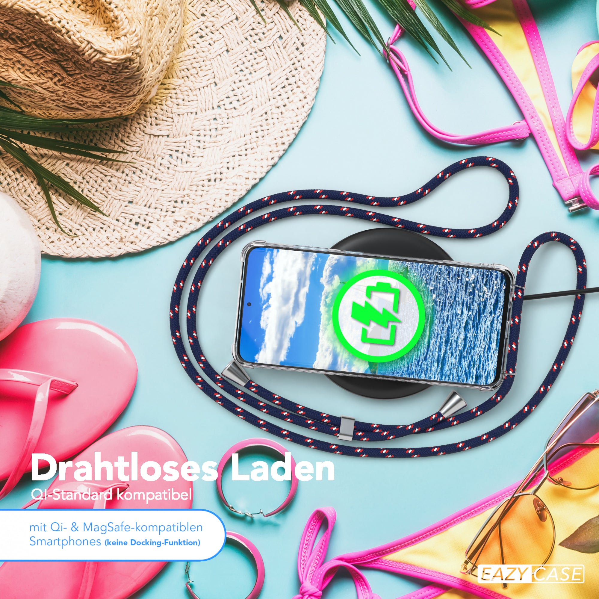 Galaxy S20 / 5G transparente Hülle + Kordel