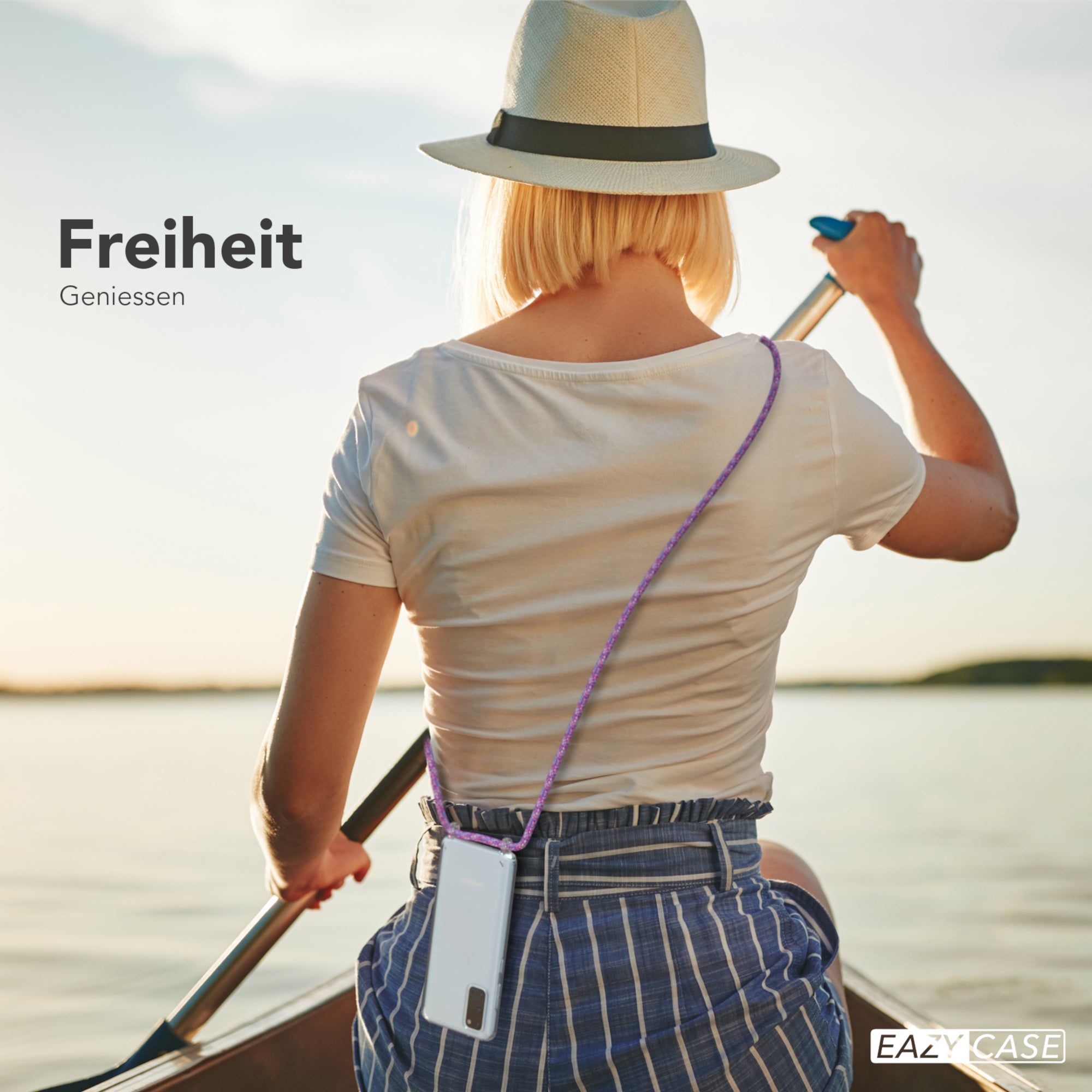 Galaxy S20 / 5G transparente Hülle + Kordel