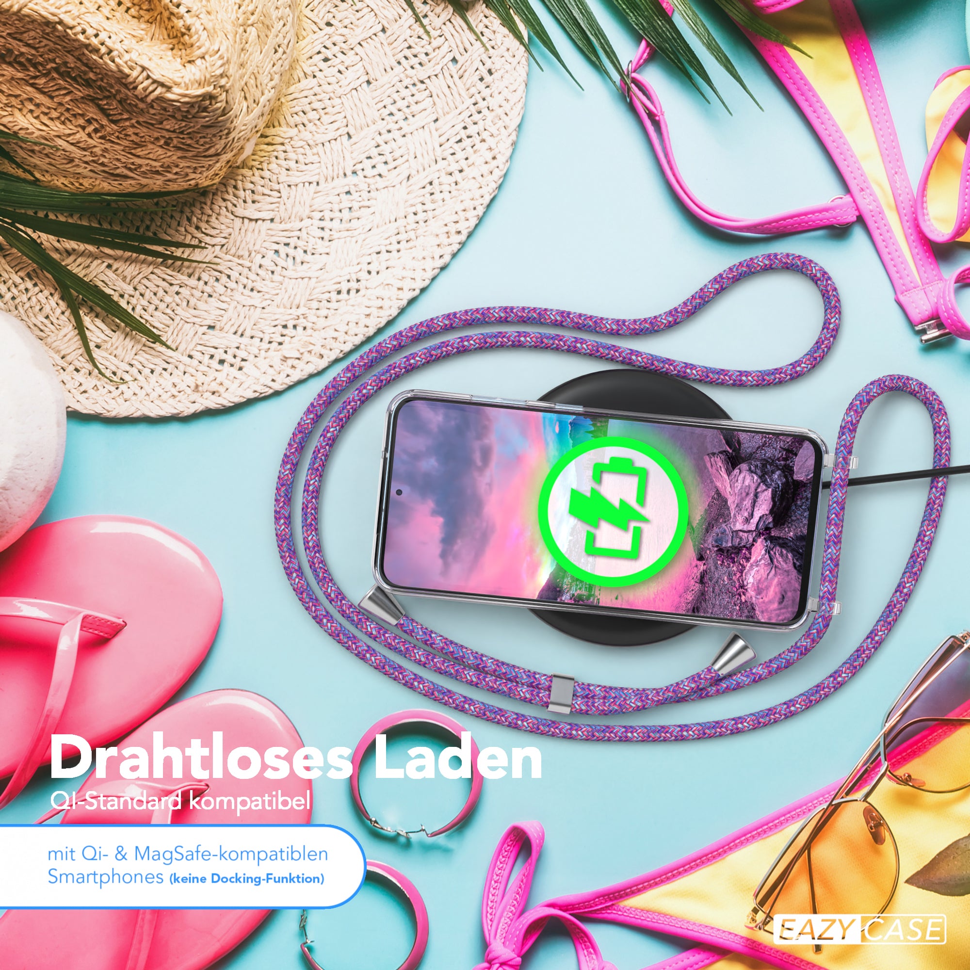 Galaxy S20 / 5G transparente Hülle + Kordel