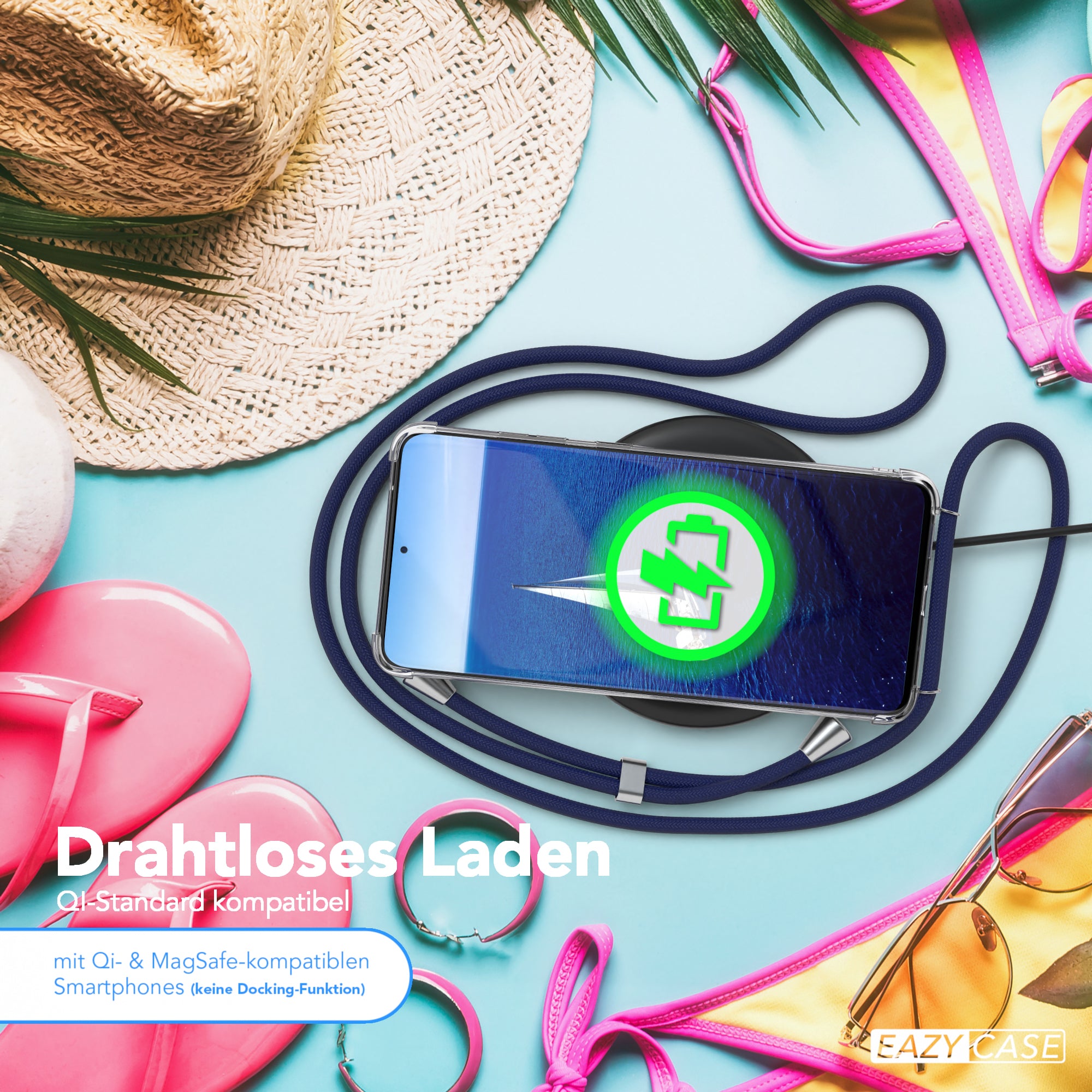 Galaxy S20 Ultra / 5G transparente Hülle + Kordel