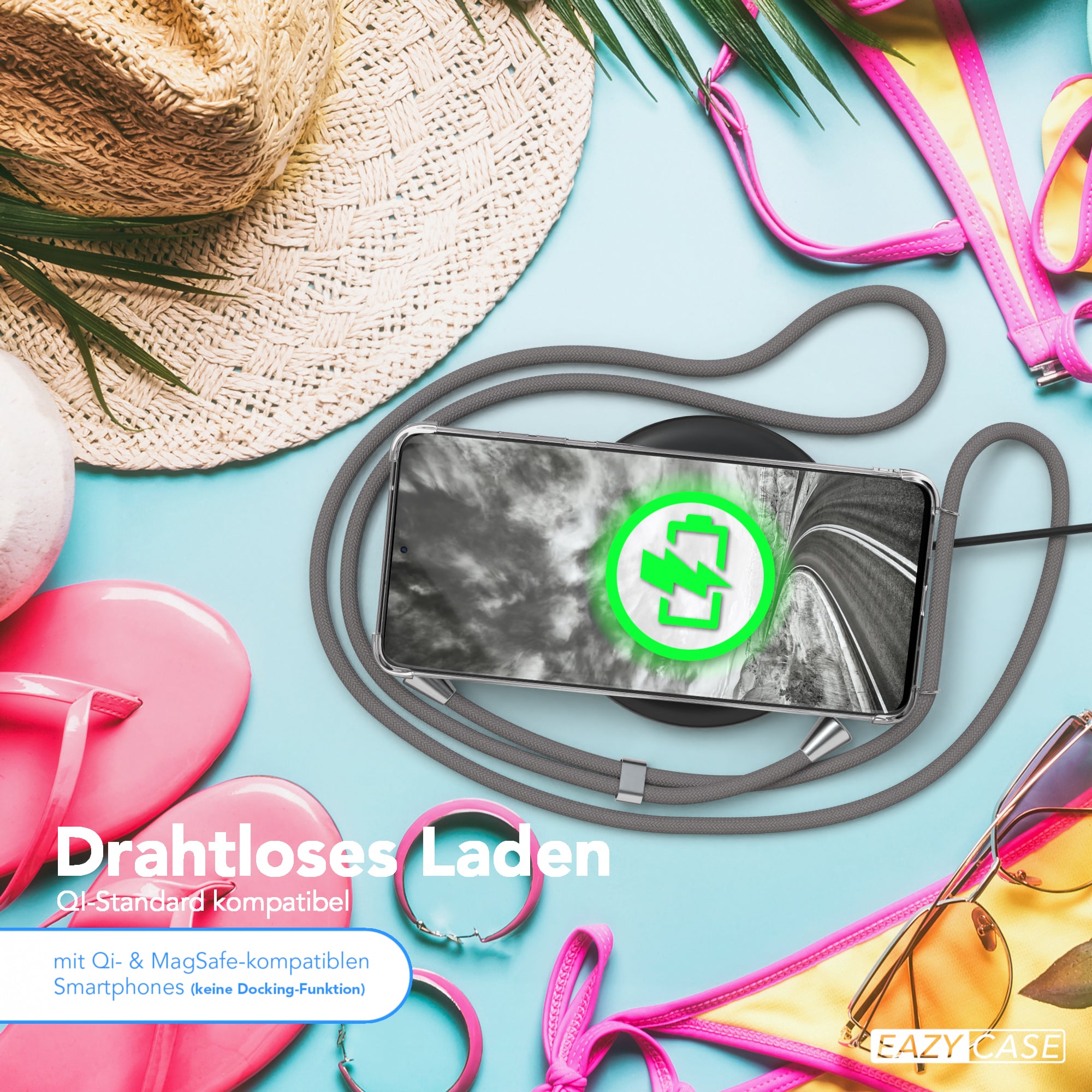 Galaxy S20 Ultra / 5G transparente Hülle + Kordel