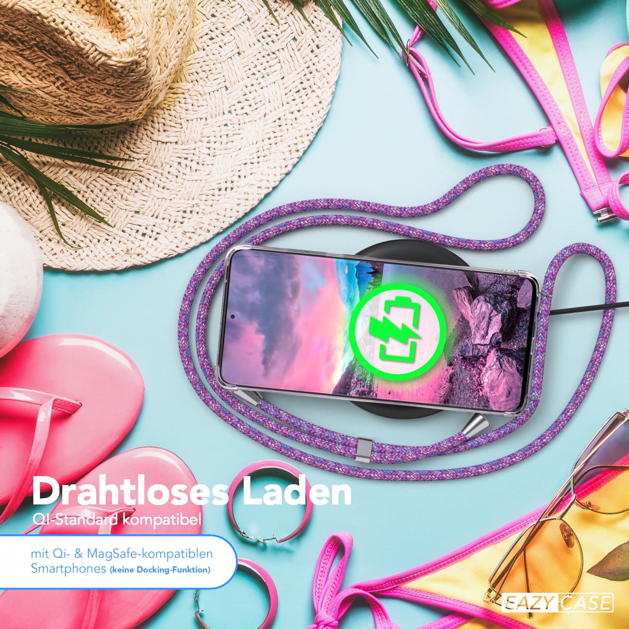 Galaxy S20 Ultra / 5G transparente Hülle + Kordel