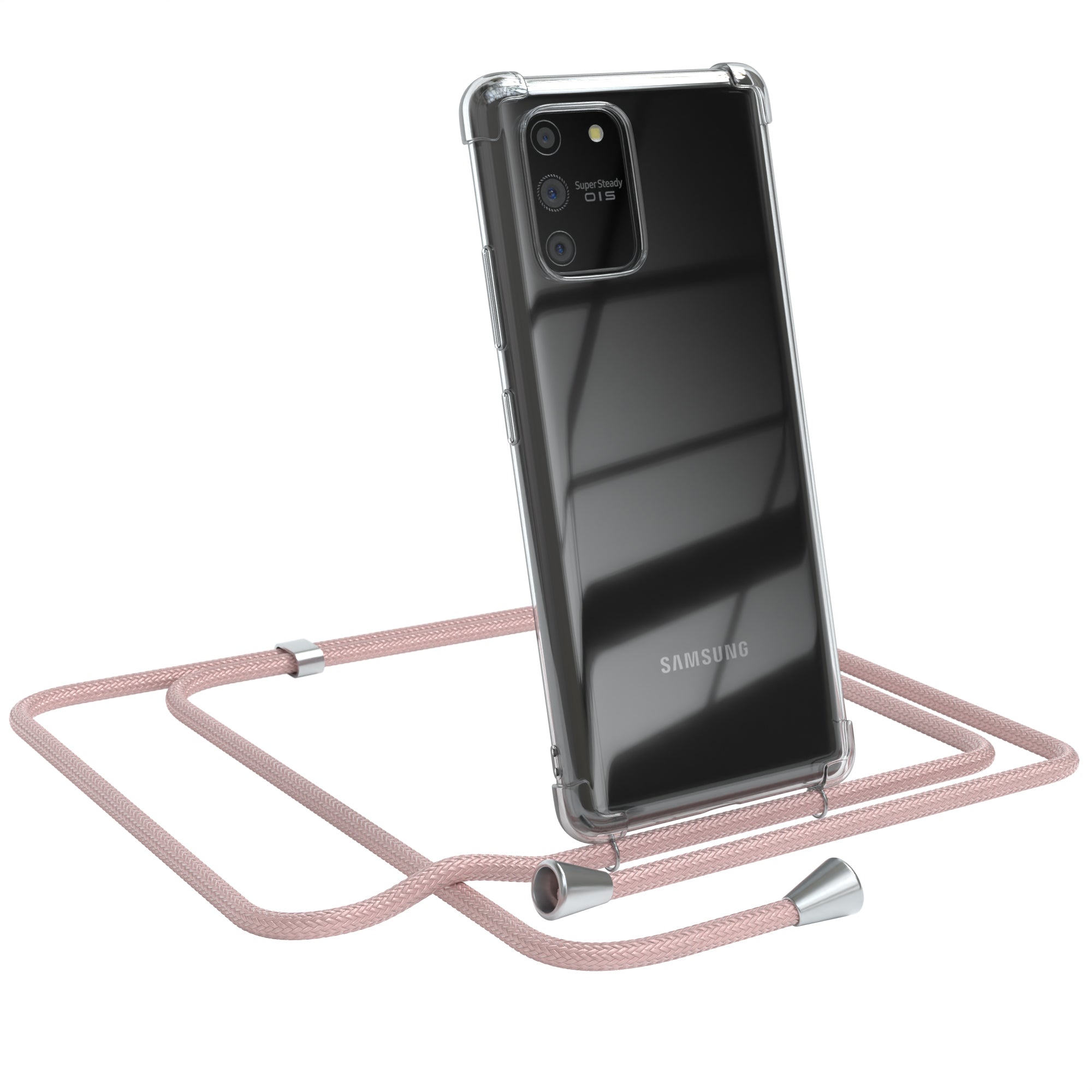 Galaxy S10 Lite transparente Hülle + Kordel