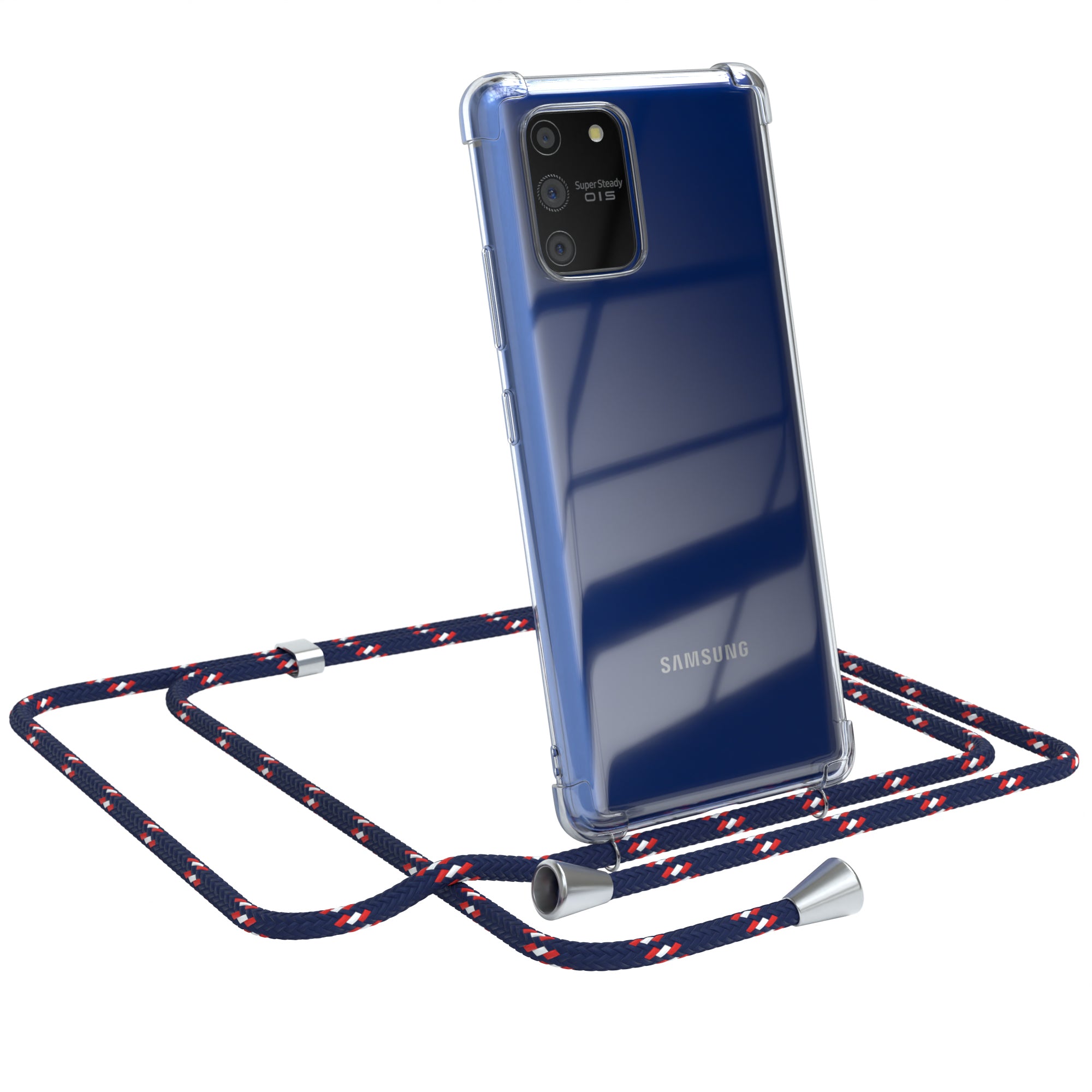 Galaxy S10 Lite transparente Hülle + Kordel