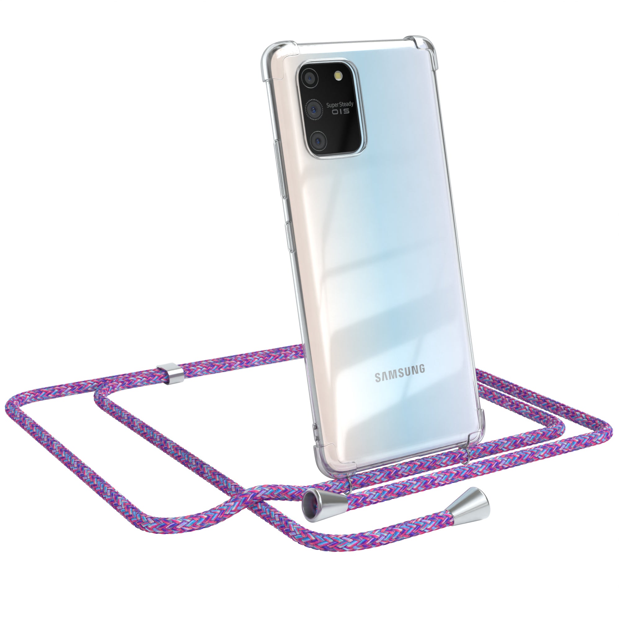 Galaxy S10 Lite transparente Hülle + Kordel