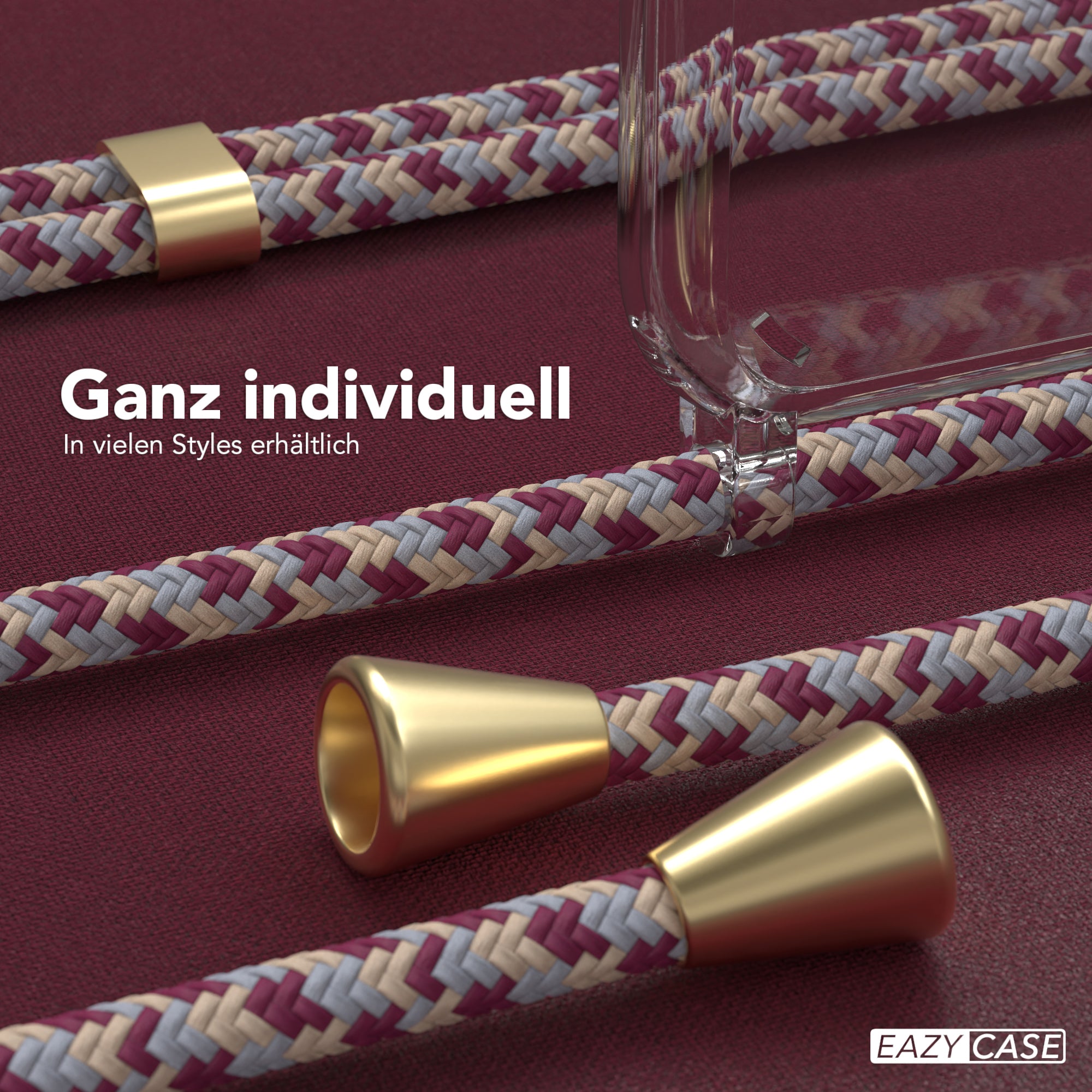 Galaxy S21 Plus 5G transparente Hülle + Kordel