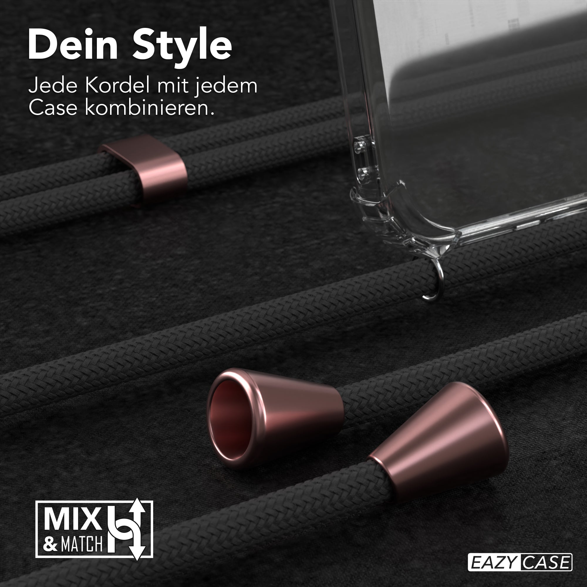 Galaxy S20 Plus / 5G transparente Hülle + Kordel