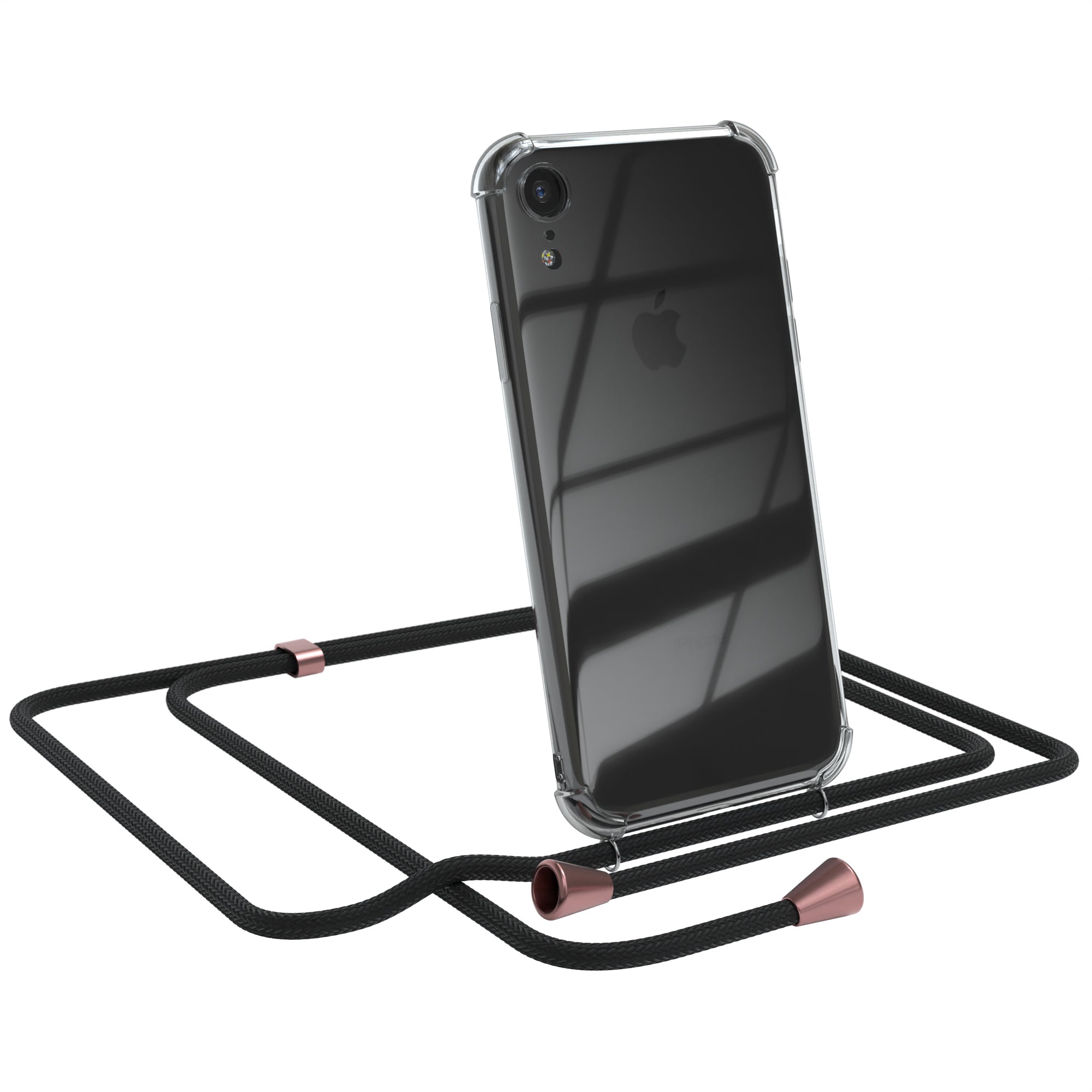 iPhone XR transparente Hülle + Kordel