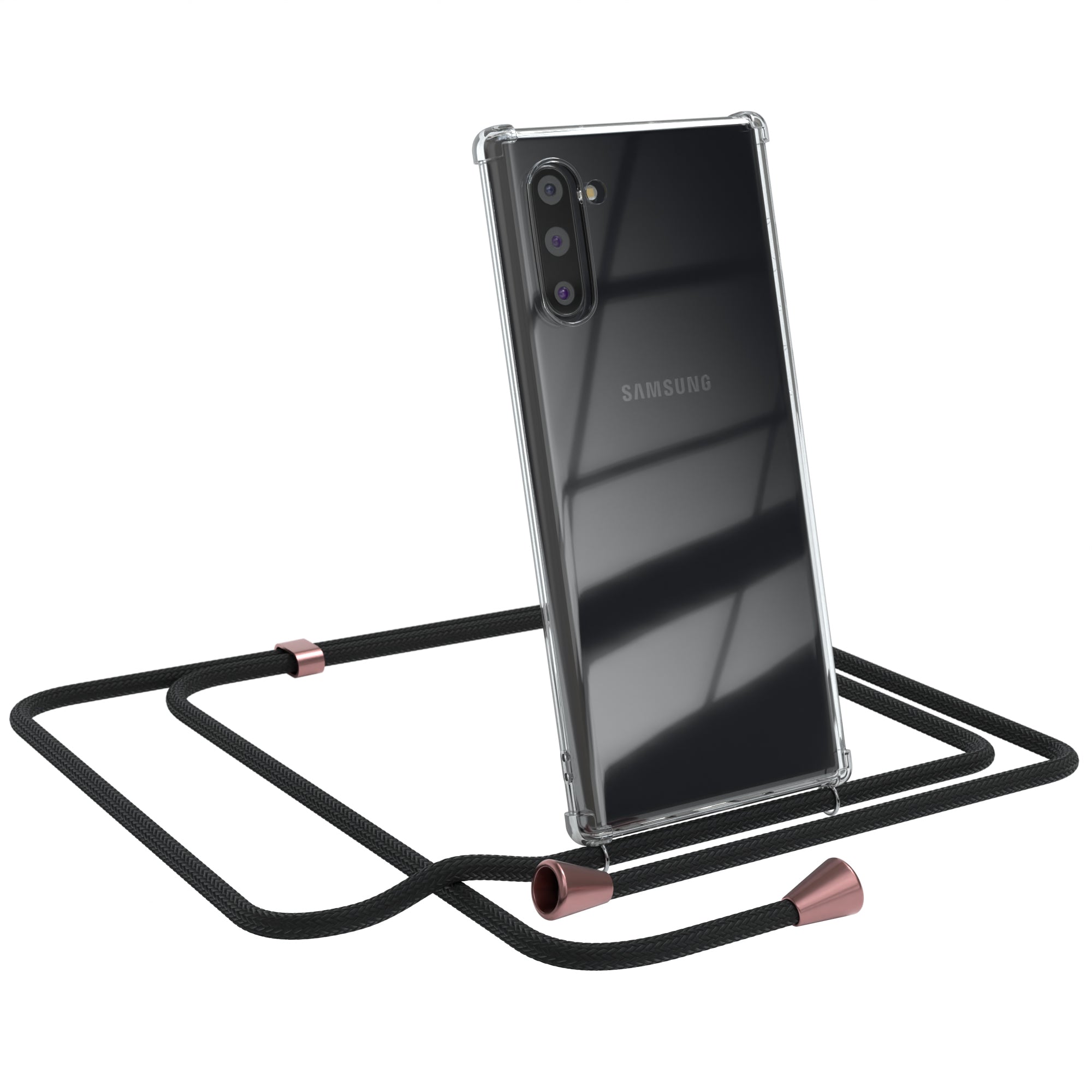 Galaxy Note 10 transparente Hülle + Kordel