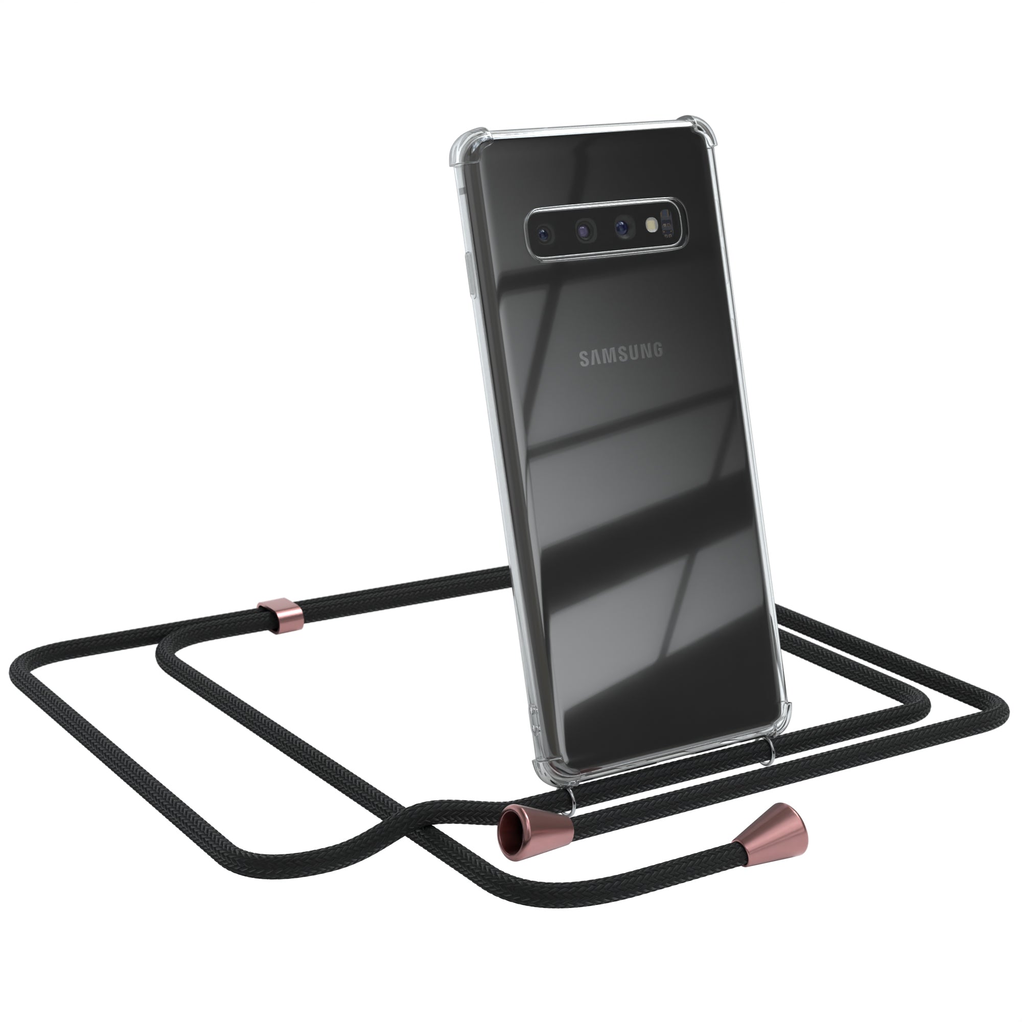 Galaxy S10 transparente Hülle + Kordel