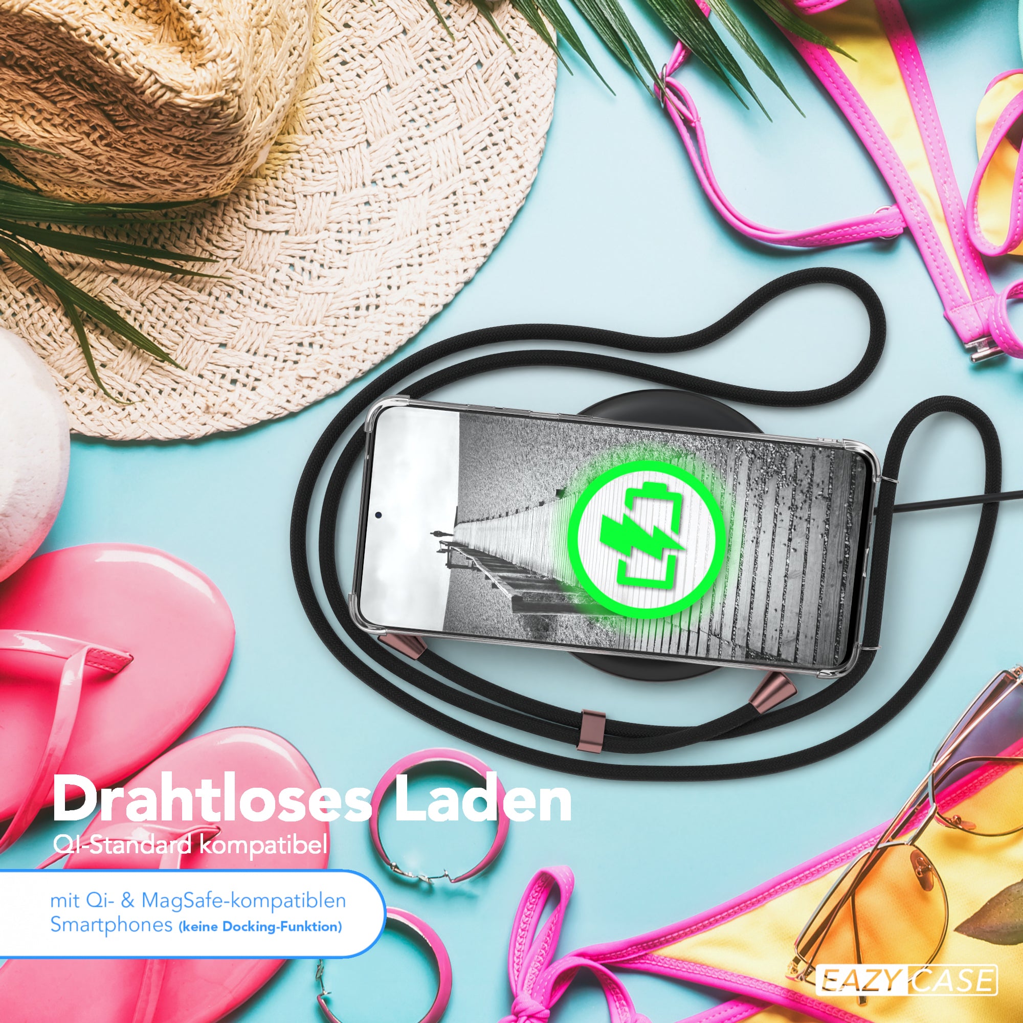 Galaxy S20 Ultra / 5G transparente Hülle + Kordel