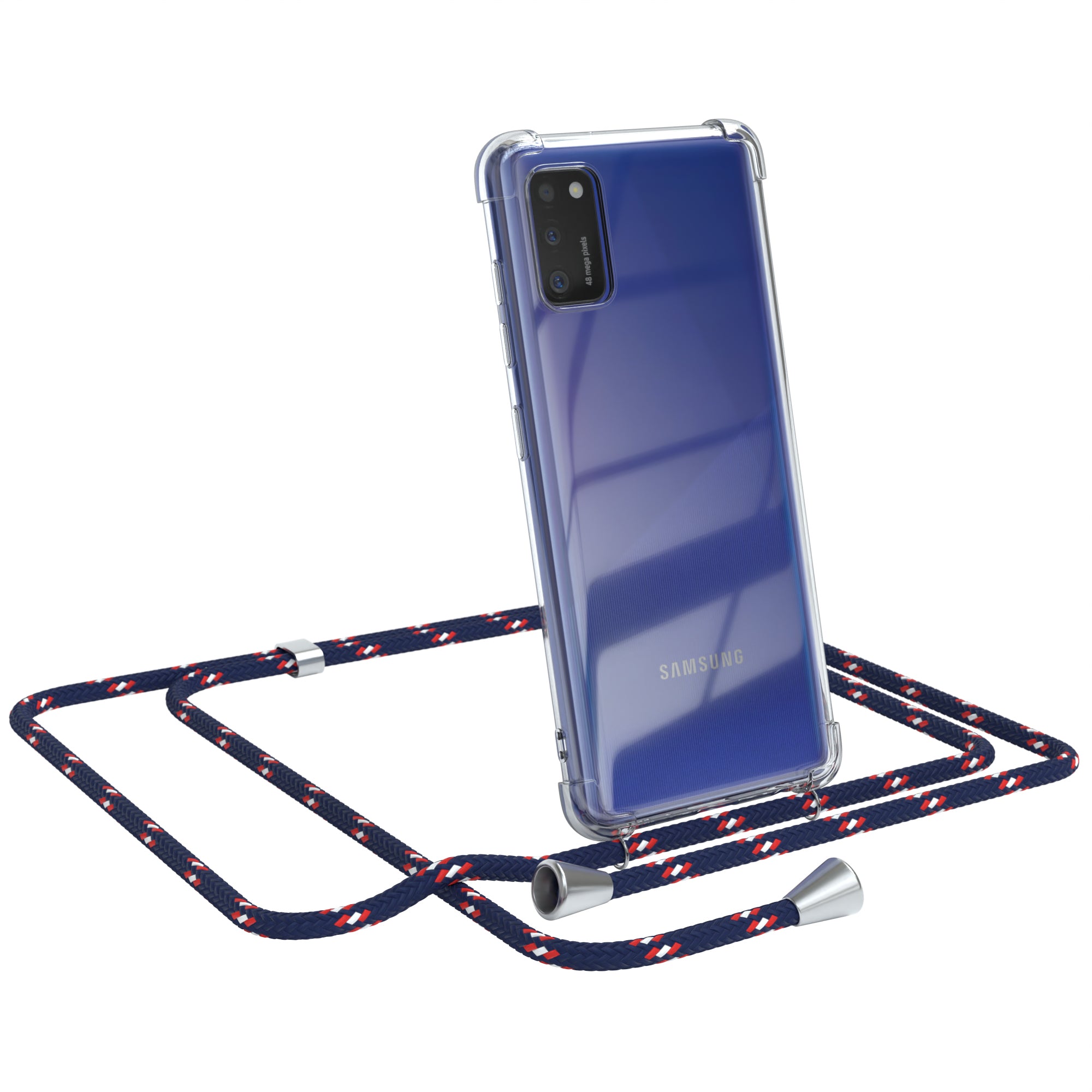 Galaxy A41 transparente Hülle + Kordel