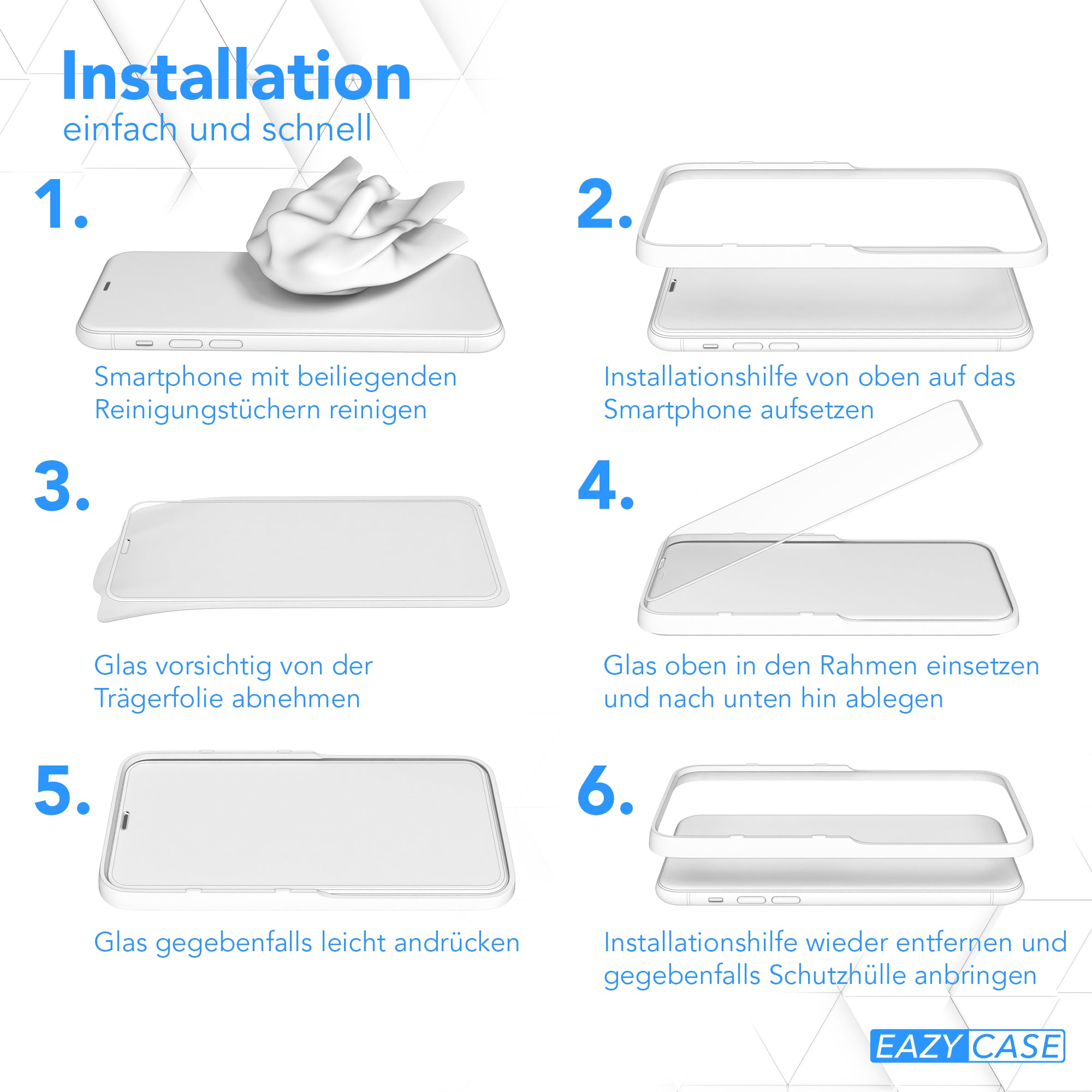 2x iPhone X / XS / 11 Pro Glasfolie