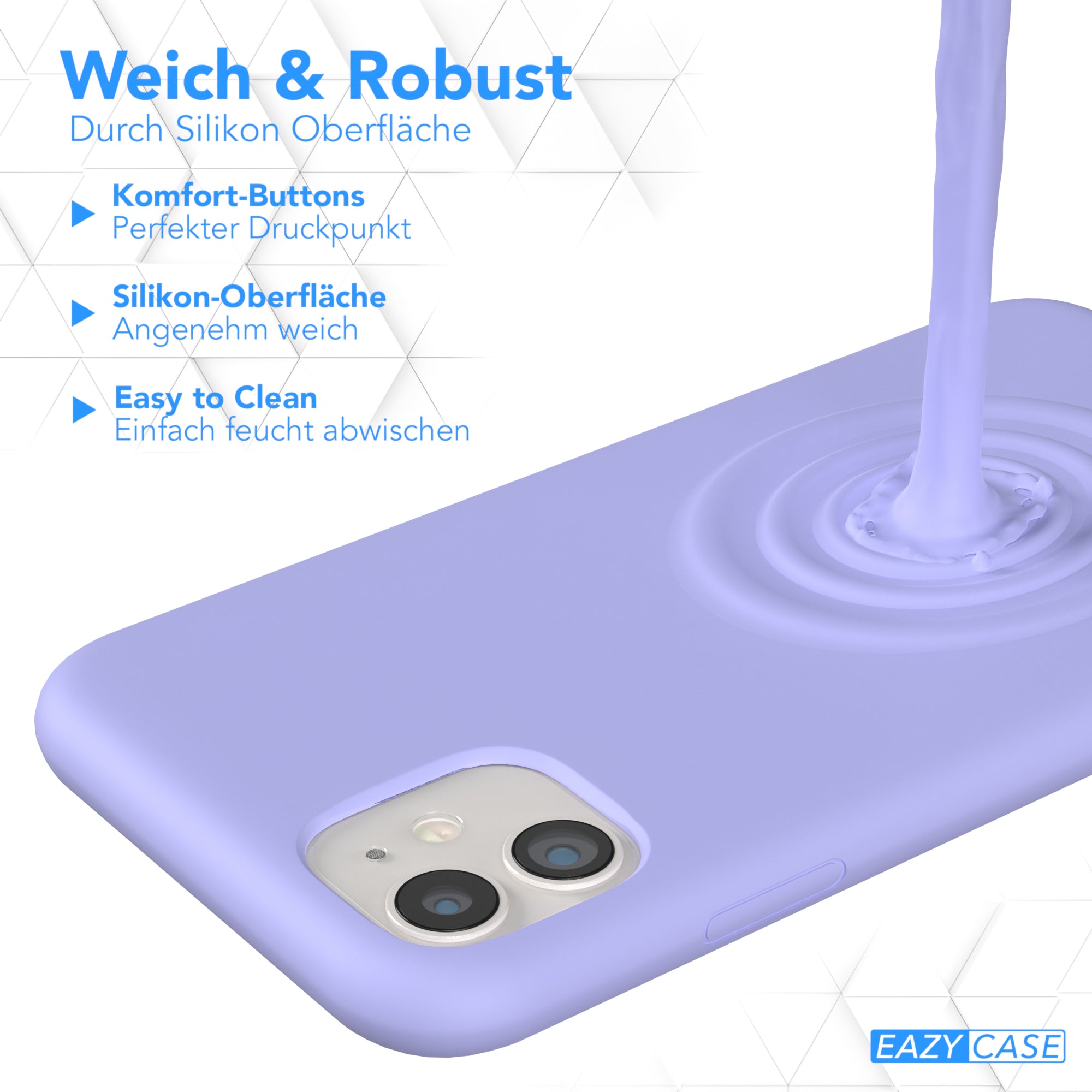 Apple iPhone 11 Premium Silikonhülle mit Kameraschutz von EAZY CASE