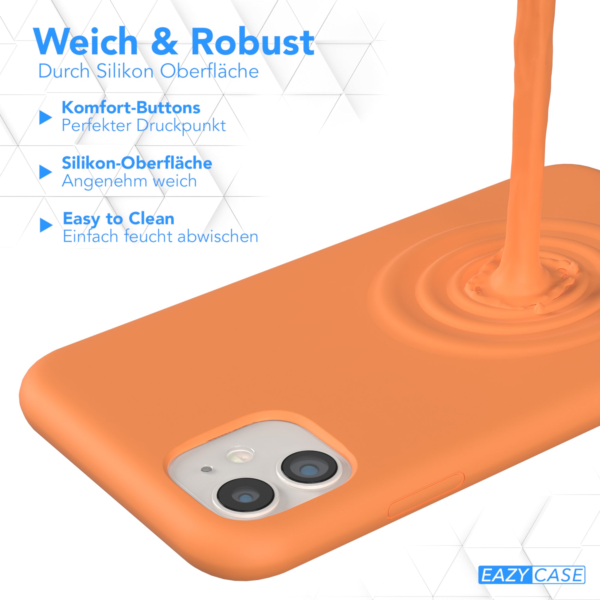 Apple iPhone 11 Premium Silikonhülle mit Kameraschutz von EAZY CASE